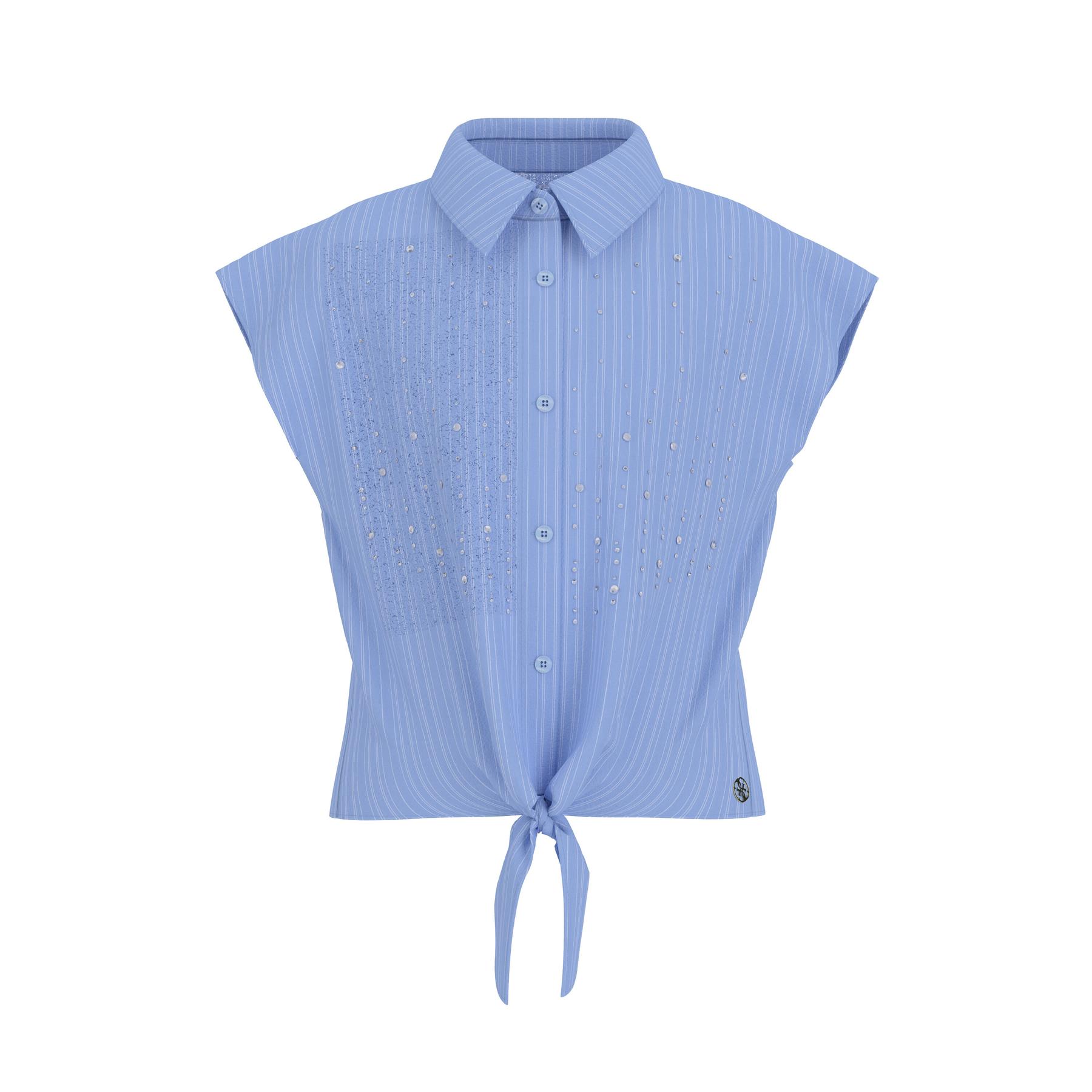 7621235729172 - Bluse aus Popeline mit Schleifen für Mädchen Guess