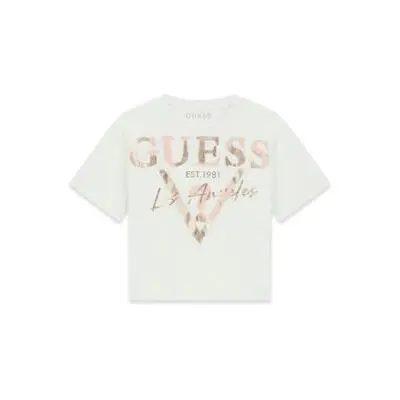 T-shirt con logo per ragazza  Boxy