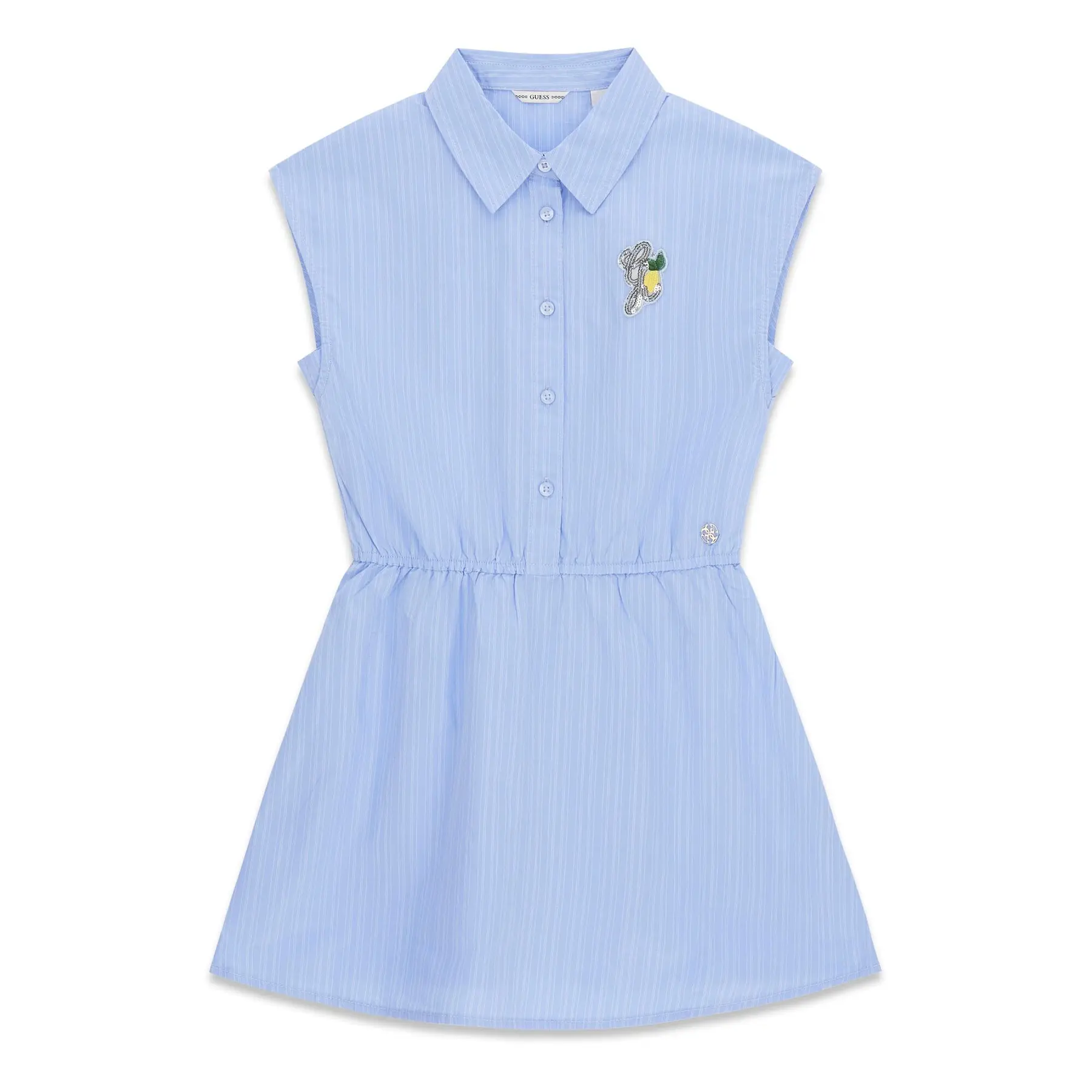 Guess Girls Jaune ' Poplin Dress
