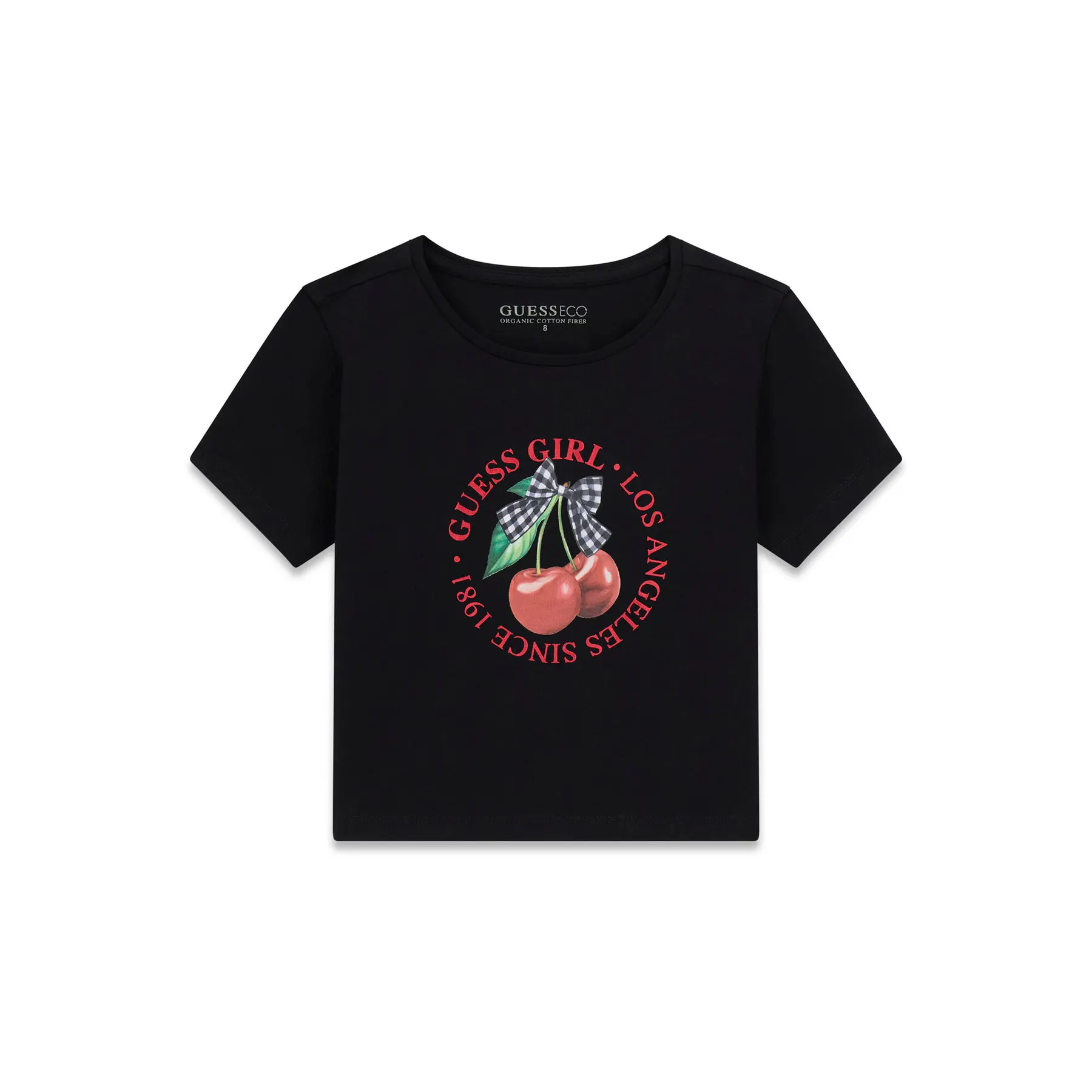 T-Shirt Crop Coton Fille Guess
