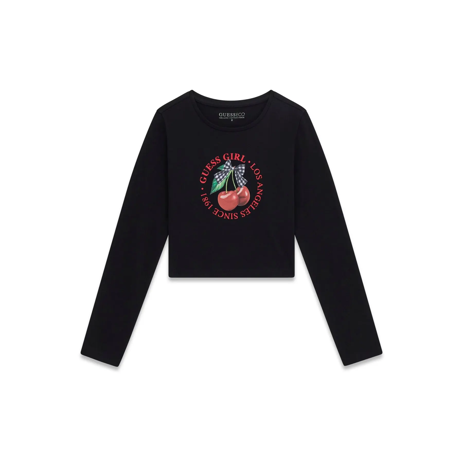 Maglietta a manica lunga da bambina  Crop