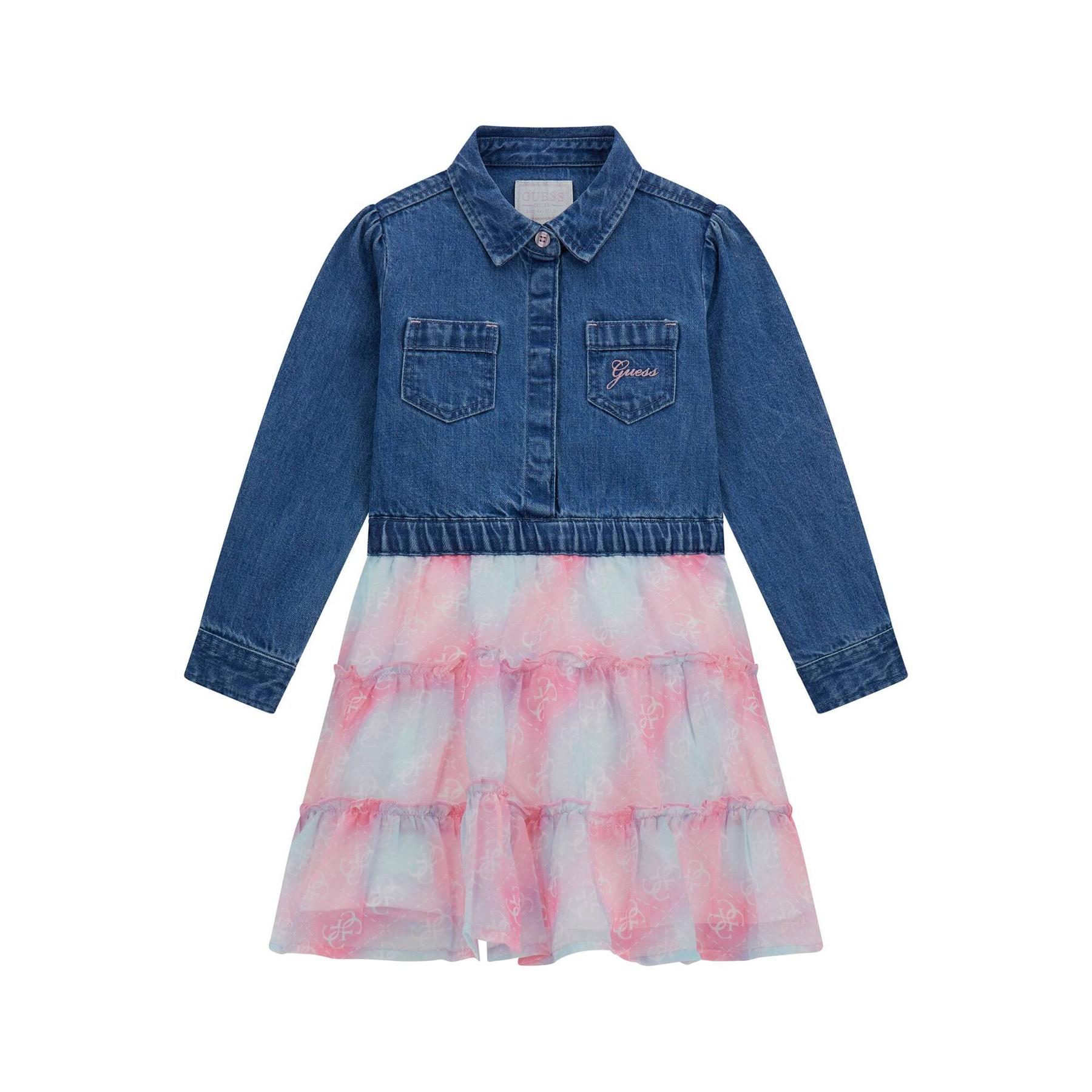 7620837703313 - Schwingendes Kleid für Mädchenbaby Guess