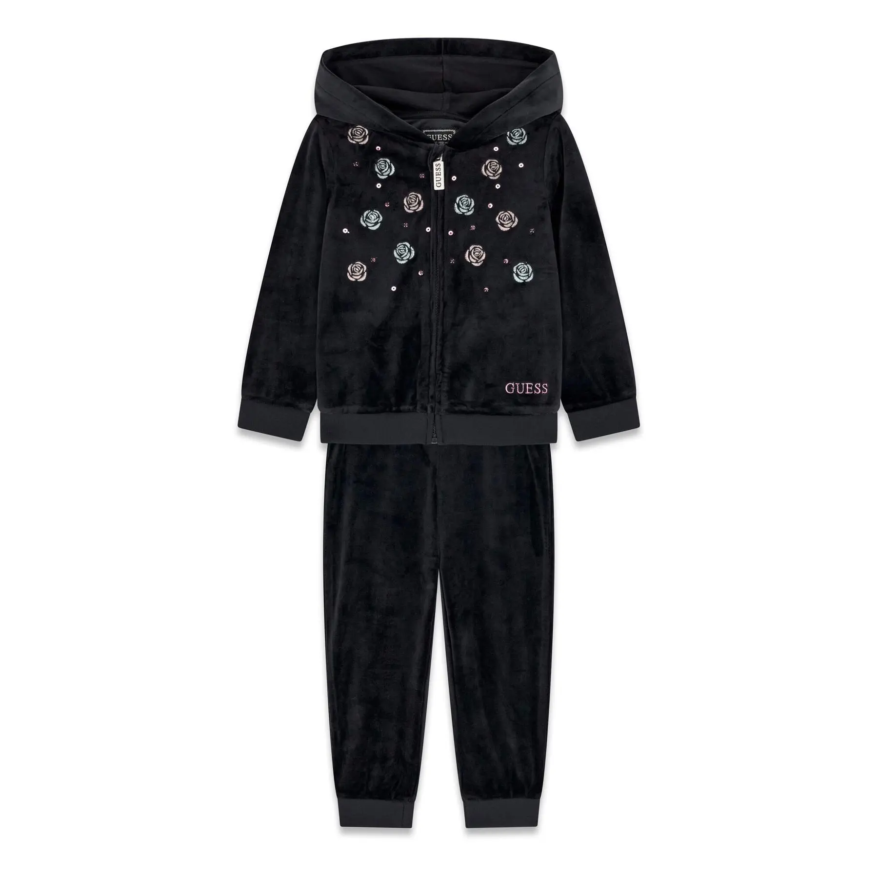 Chenille Hoodie Sportoutfit Meisje Guess