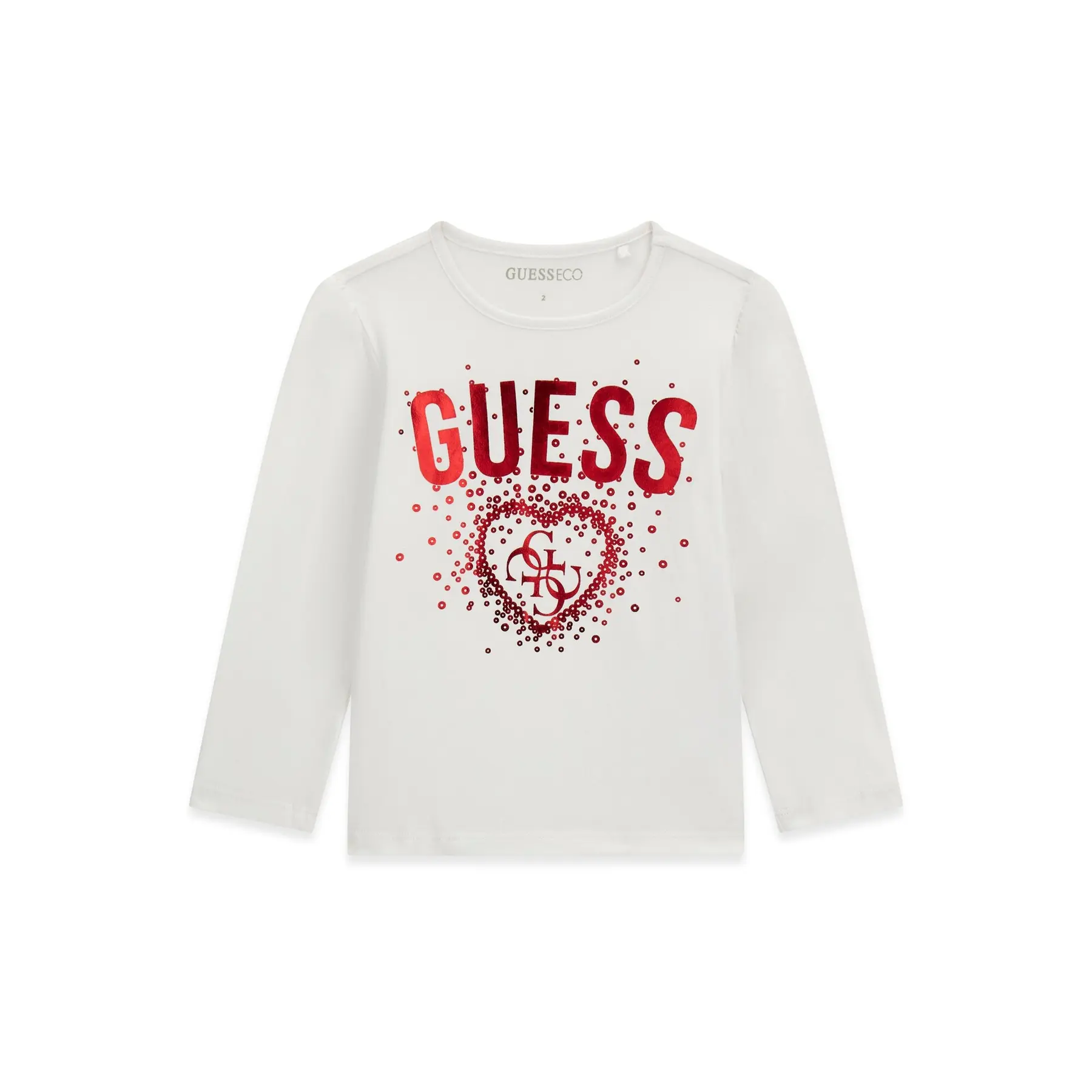 T-shirt met lange mouwen voor babymeisjes Guess Logo K6BI04-K5797