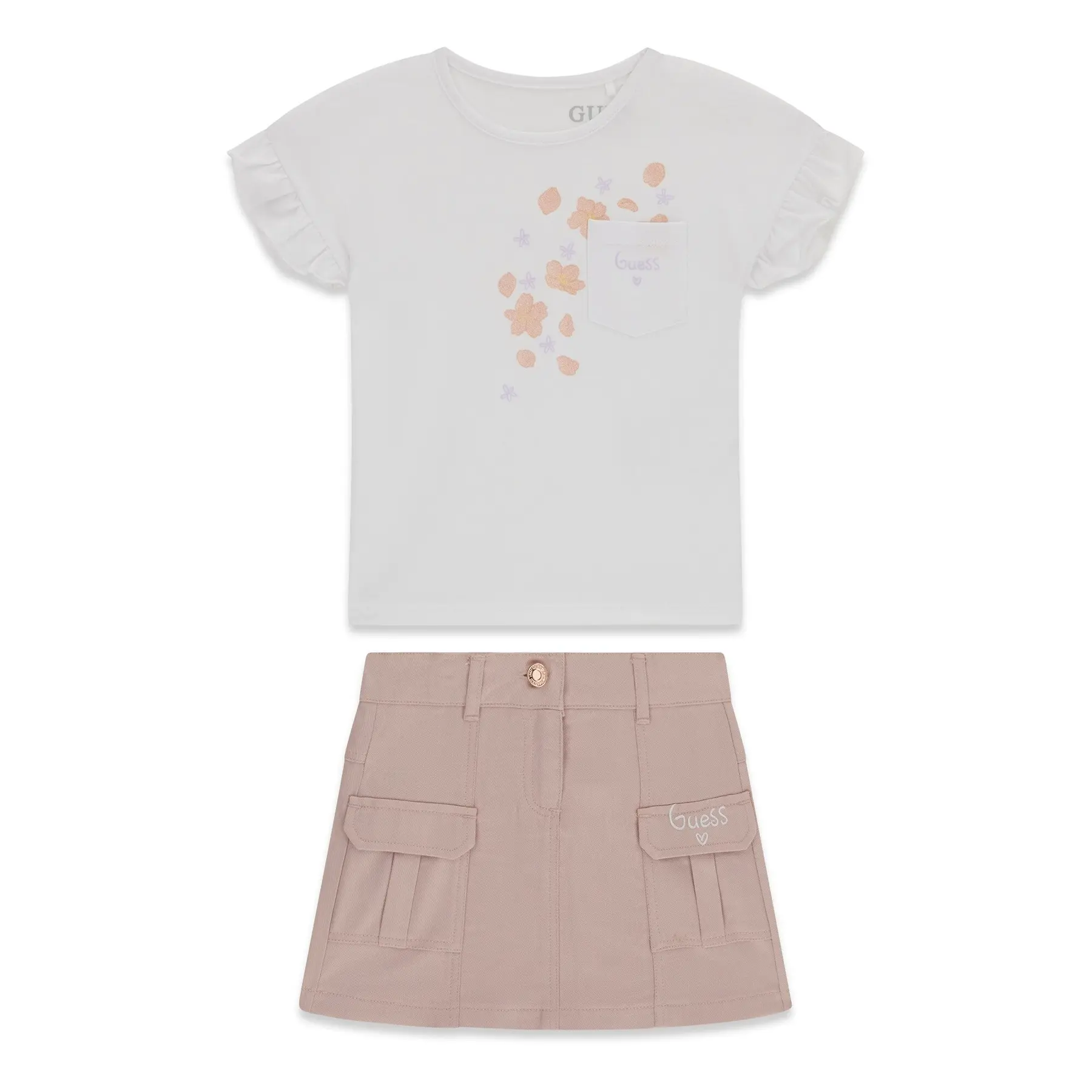 Ensemble t-shirt et jupe bb fille Guess 39 €