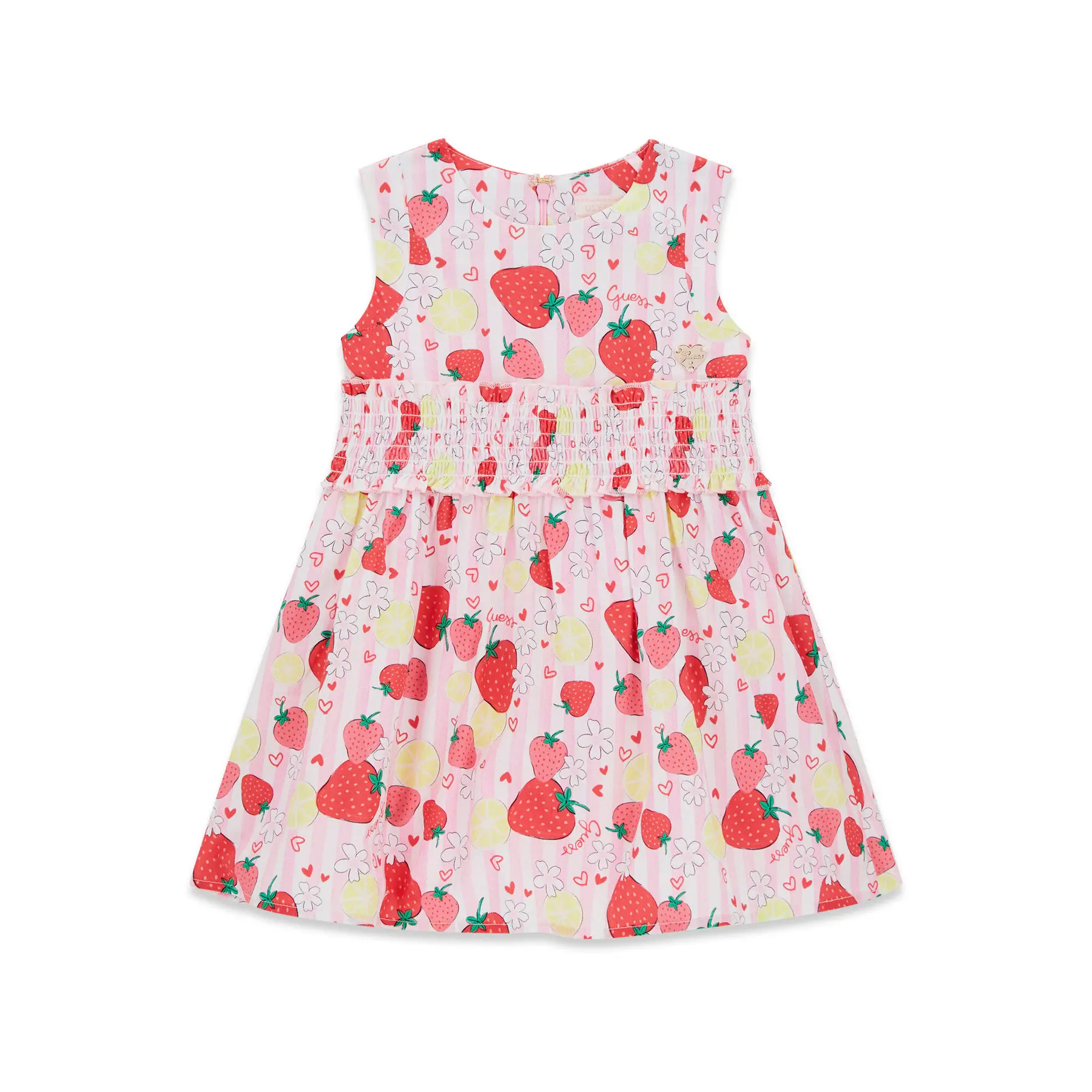 7621235756888 - Ärmelloses Popeline-Kleid für Mädchen Guess