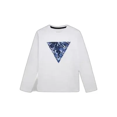 7628907765209 - T-Shirt mit Dreieckslogo langärmlig für Kinder Guess