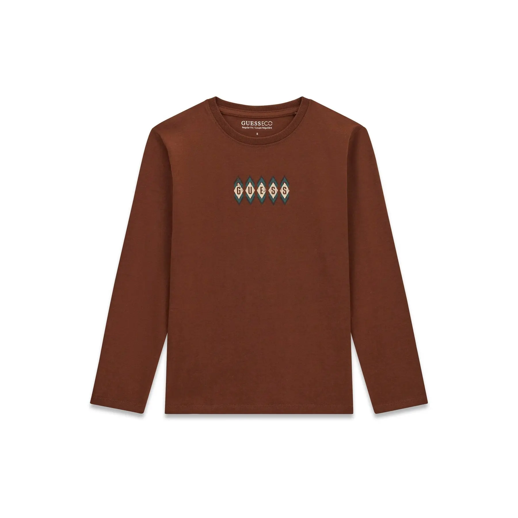 Langarmshirt Kind Guess Logo L6BI01-K5722