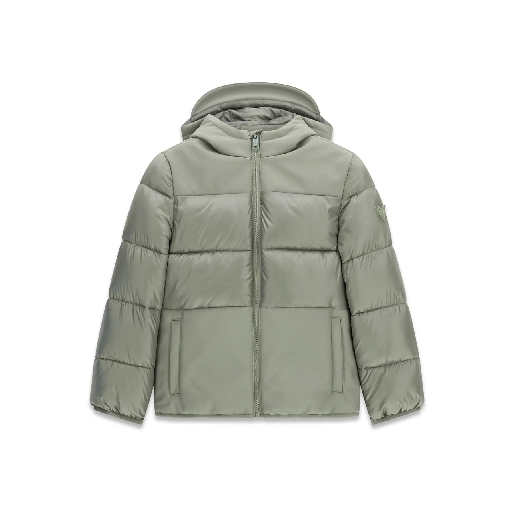 Kinder Steppjacke mit Kapuze Guess Mixed Fabric