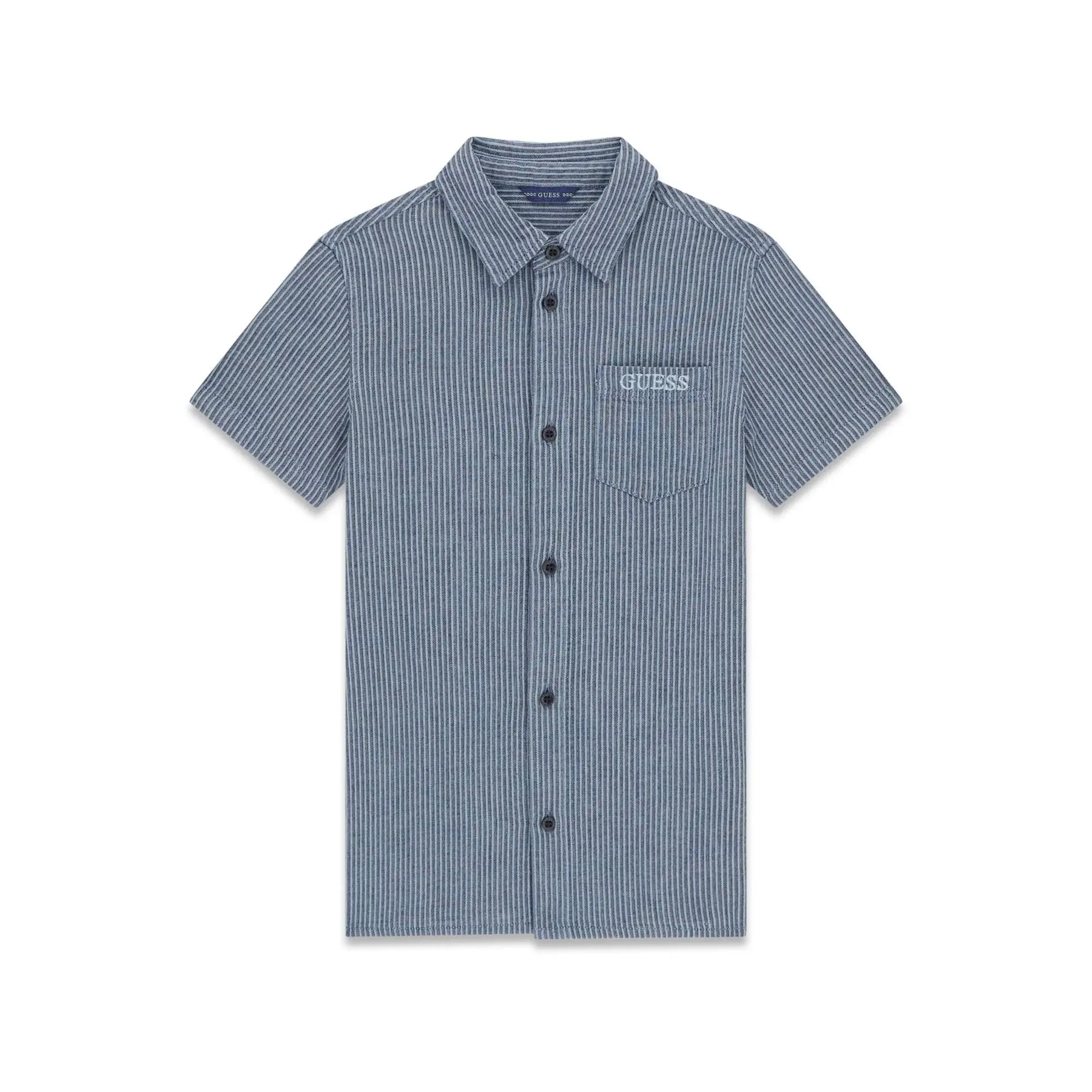 7621235775896 - Kurzarmhemd in seersucker enfant Seersucker