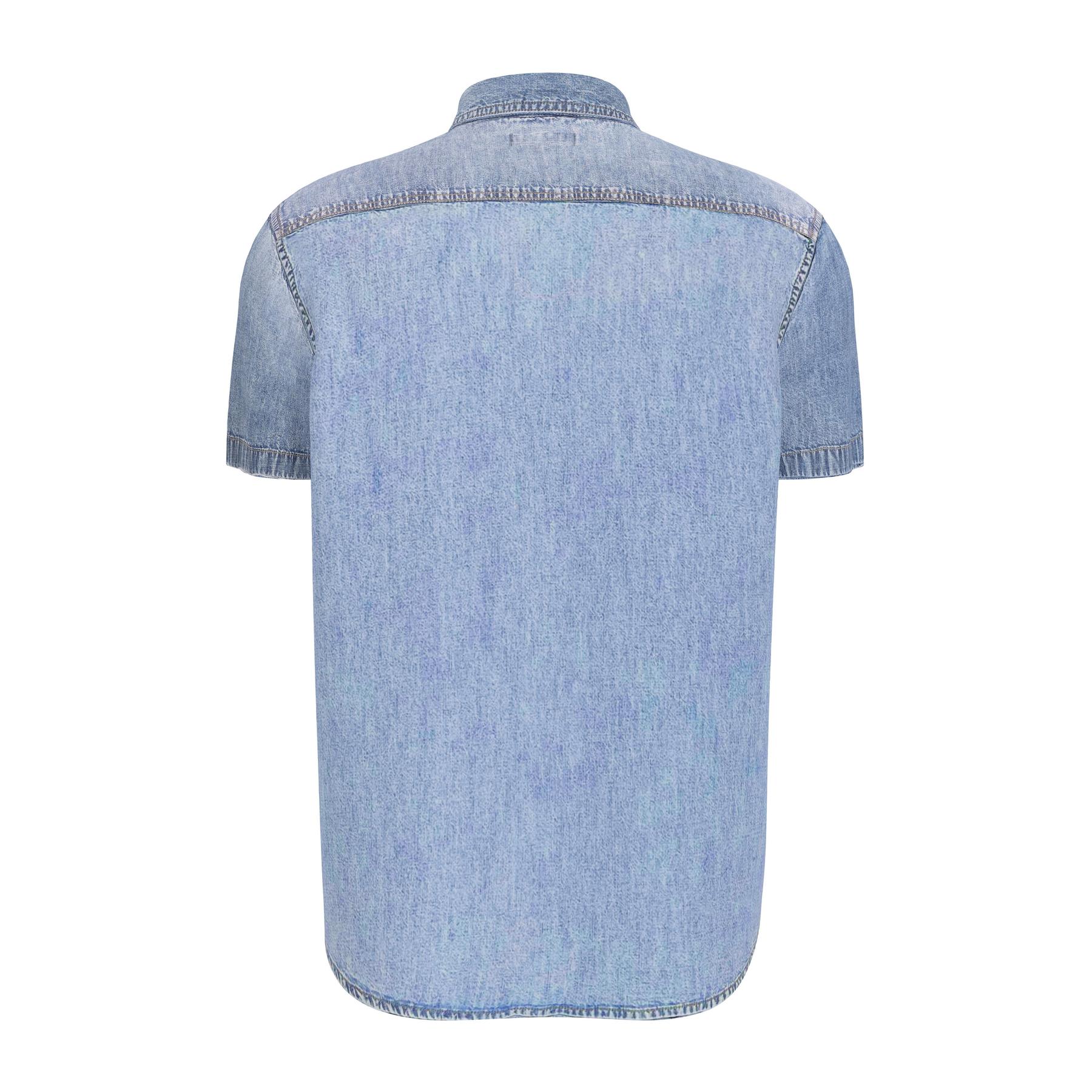 Camicia di jeans a maniche corte