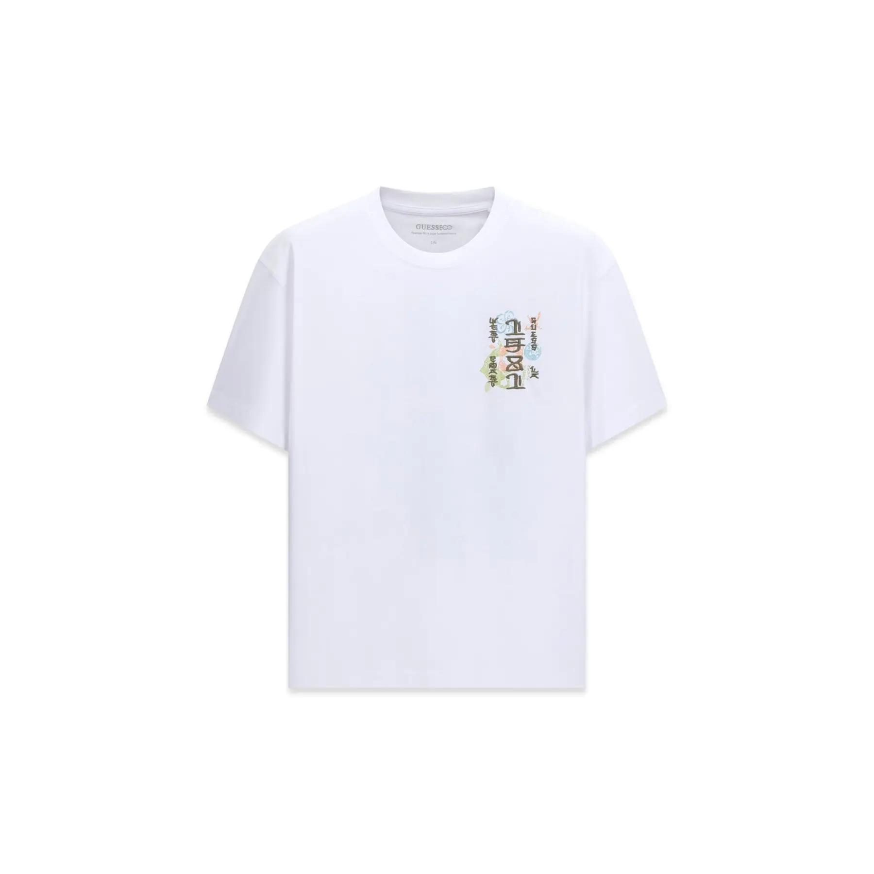 Oversized T-Shirt Guess Japan Signs