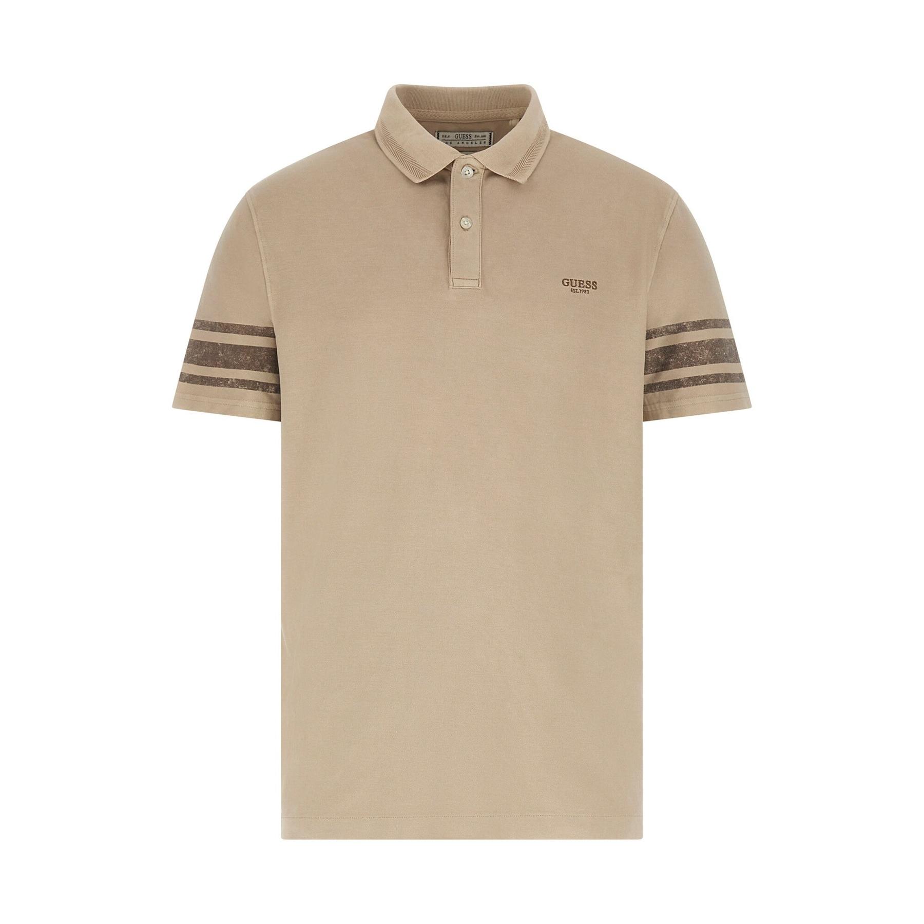 7625826053578 - Ausgewaschenes bedrucktes Polo Guess