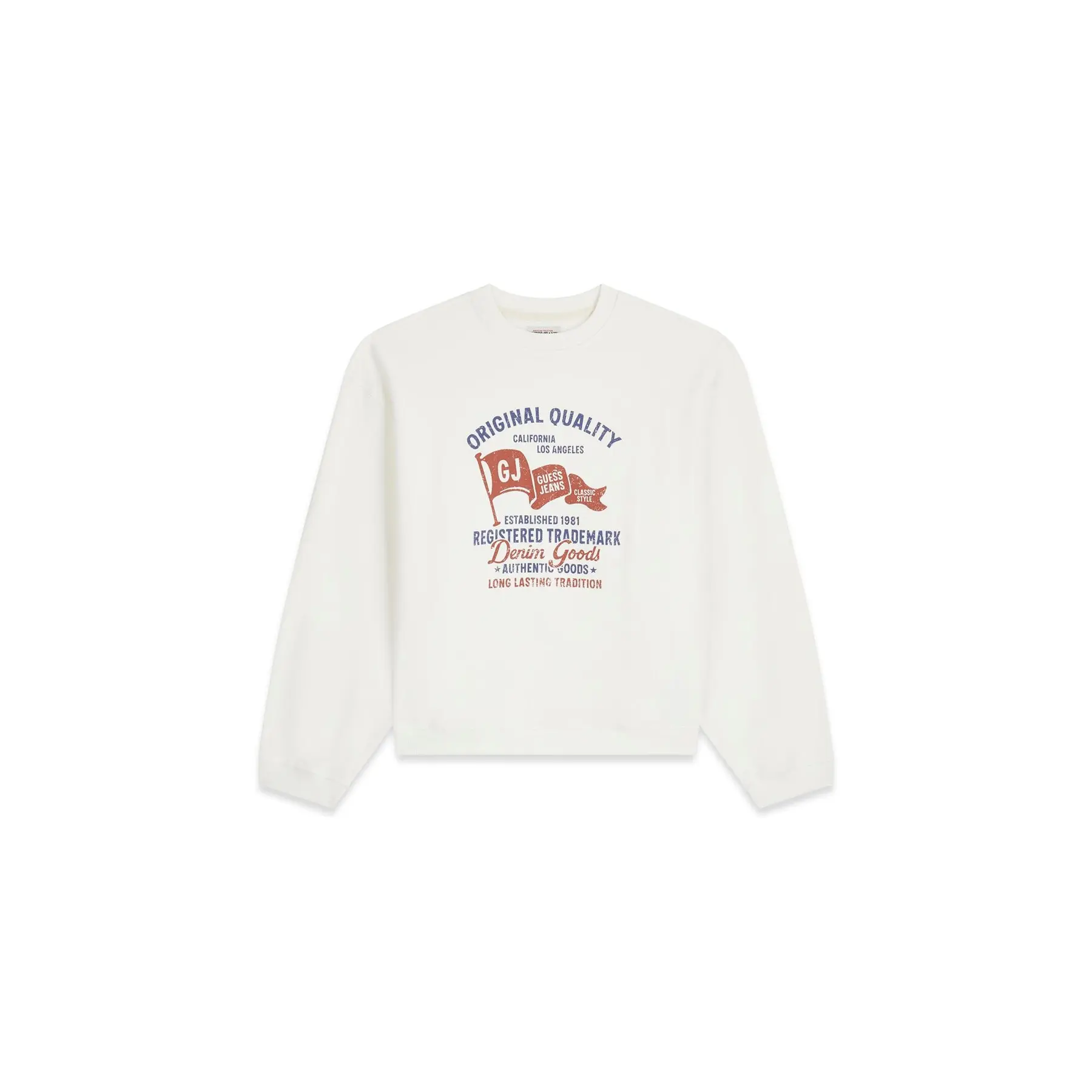 Printed sweatshirt Guess Boxy