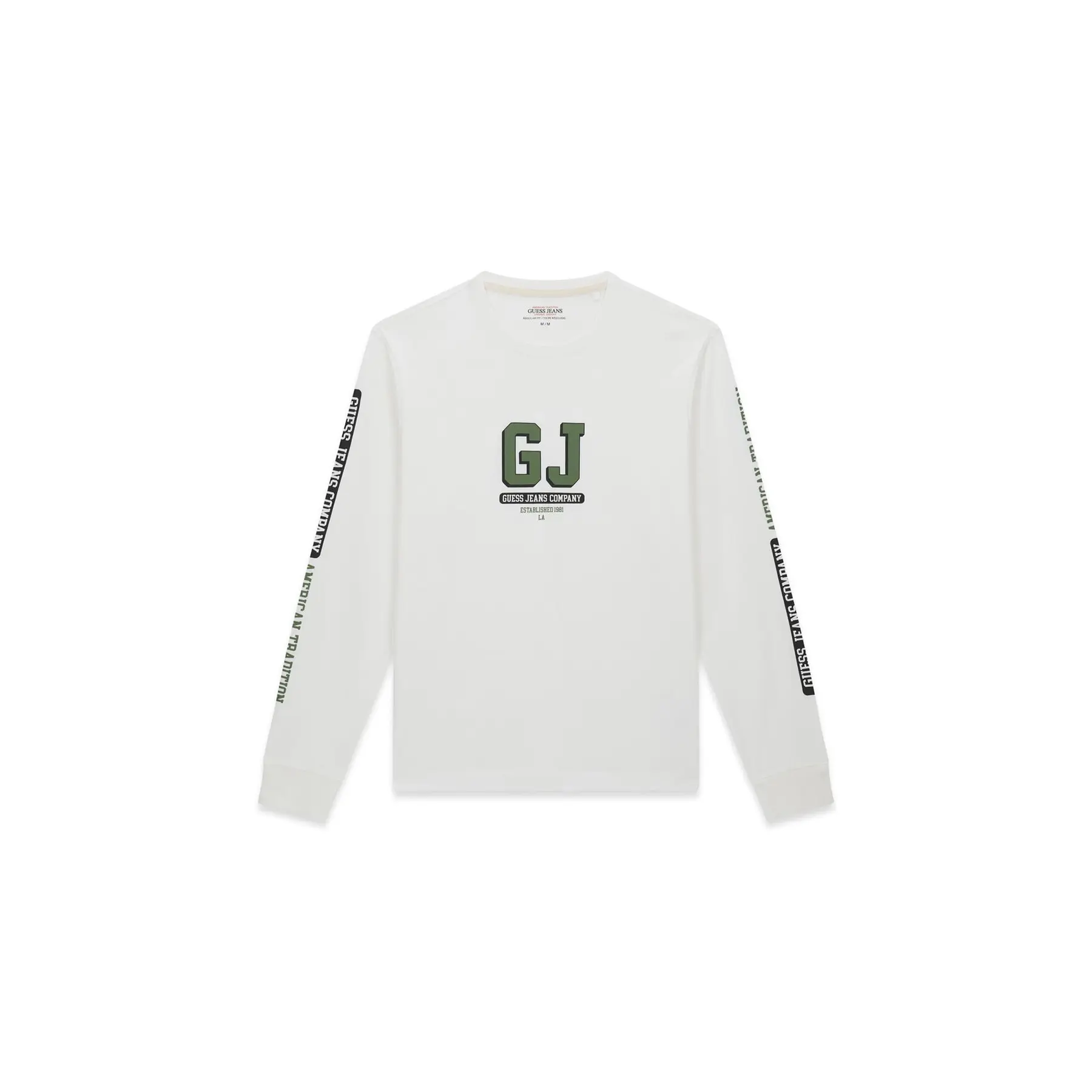 T-shirt a maniche lunghe con logo stampato