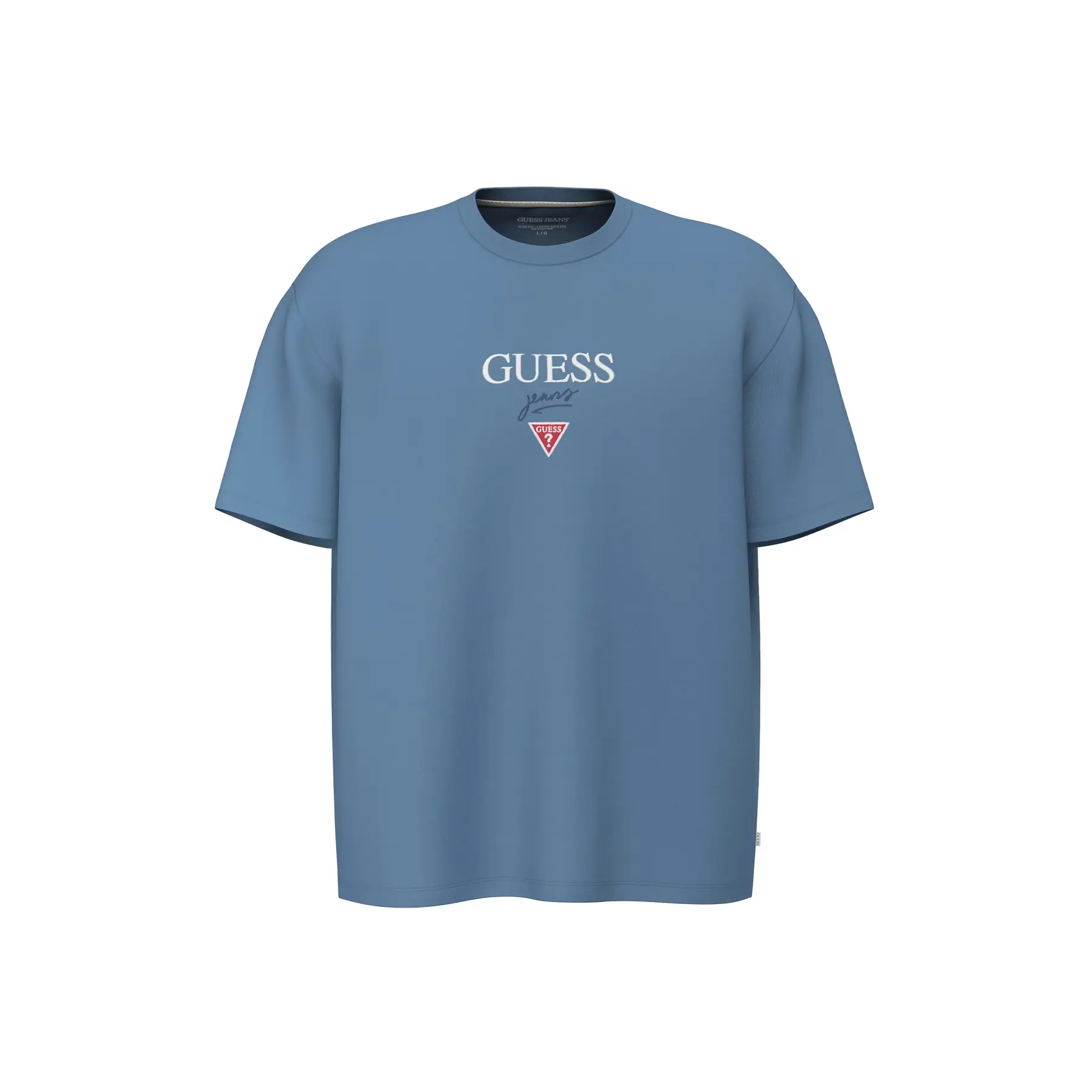 Guess Bleu Oversized T-Shirt Baker Logo