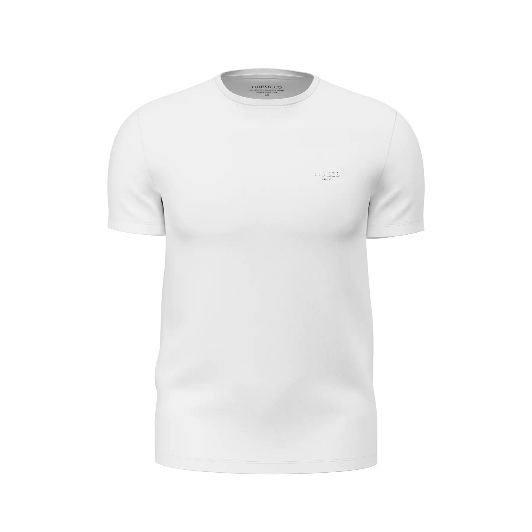 Guess Blanc T-Shirt Core Extra Slim