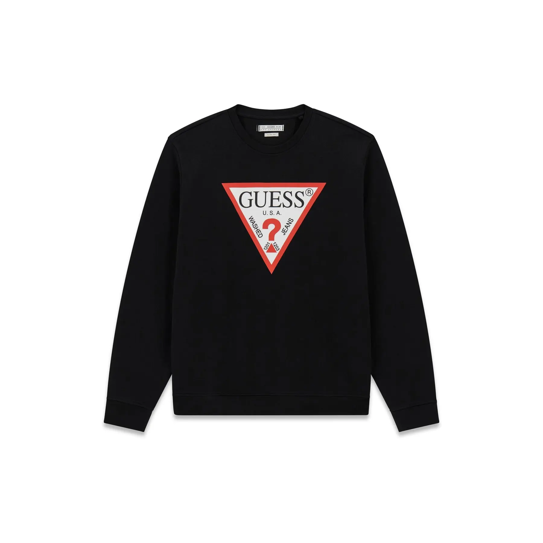Pullover Guess Red Triangle Fleece