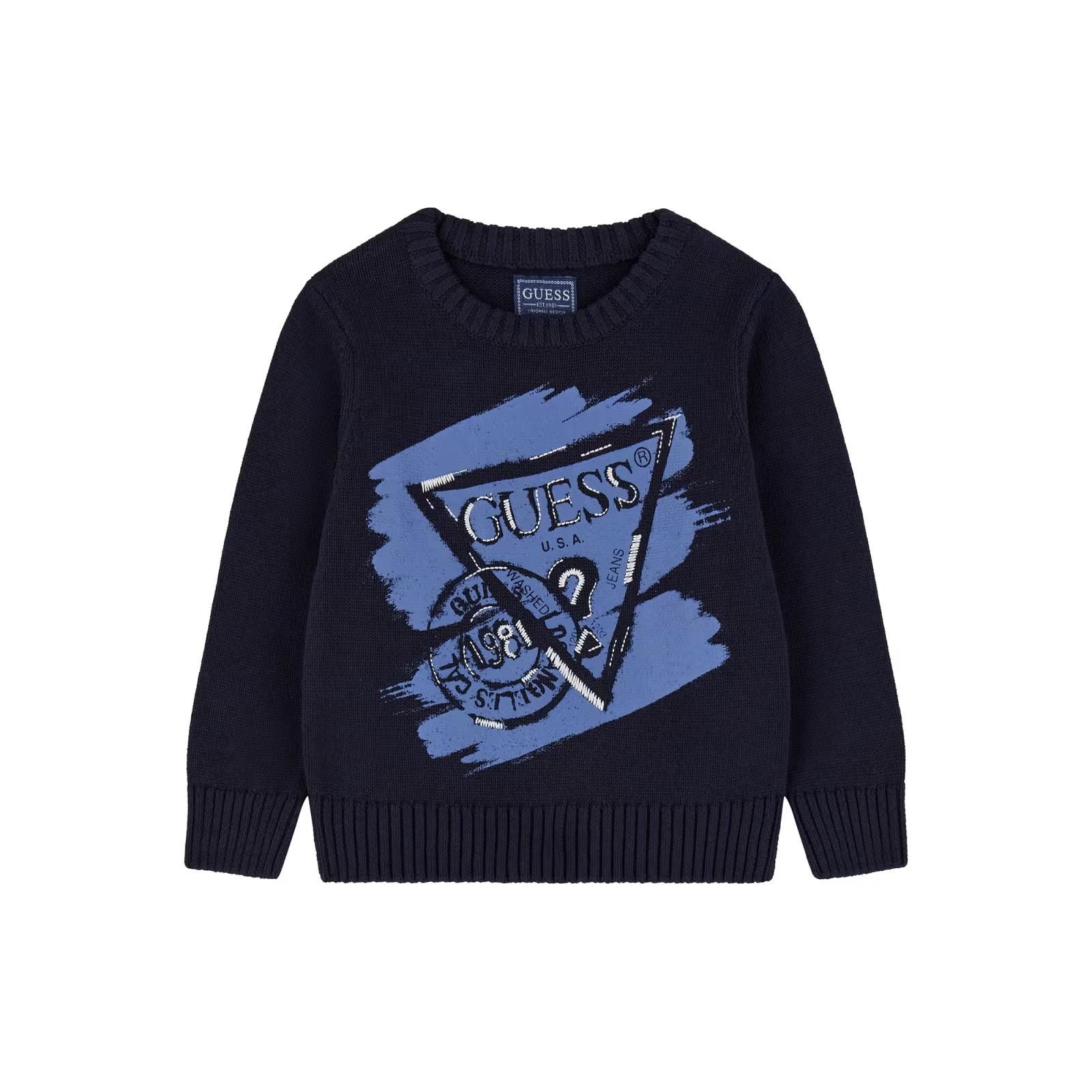 7628907778629 - Rundhalspulli aus Baumwolle für Jungs Guess 7628907778629 - Rundhalspulli aus Baumwolle für Jungs Guess