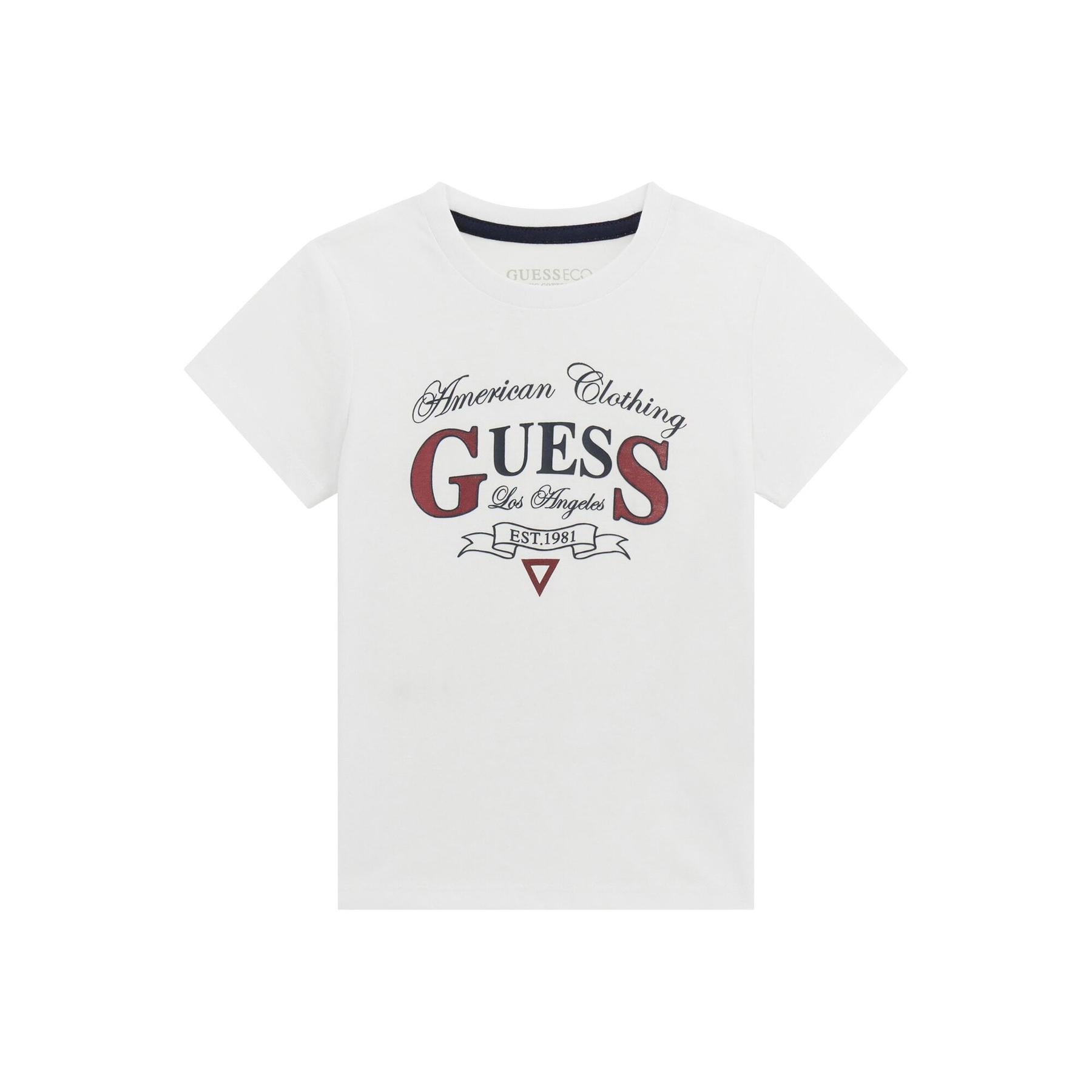 7620837802702 - Langarm T-Shirt mit Druckmotiv für Jungen Guess
