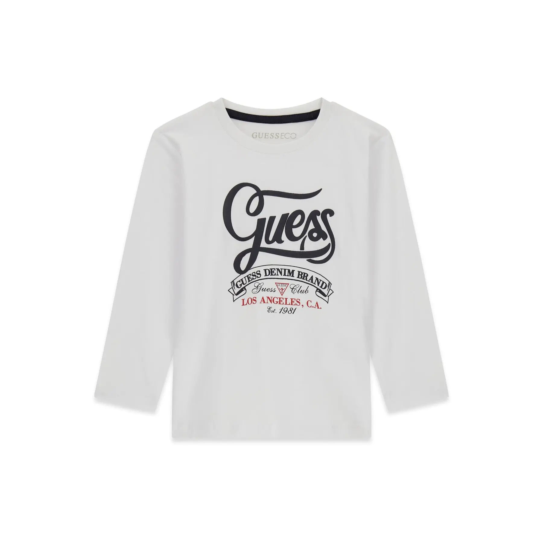 T-shirt met lange mouwen kind Guess Logo N6BI02-K5851