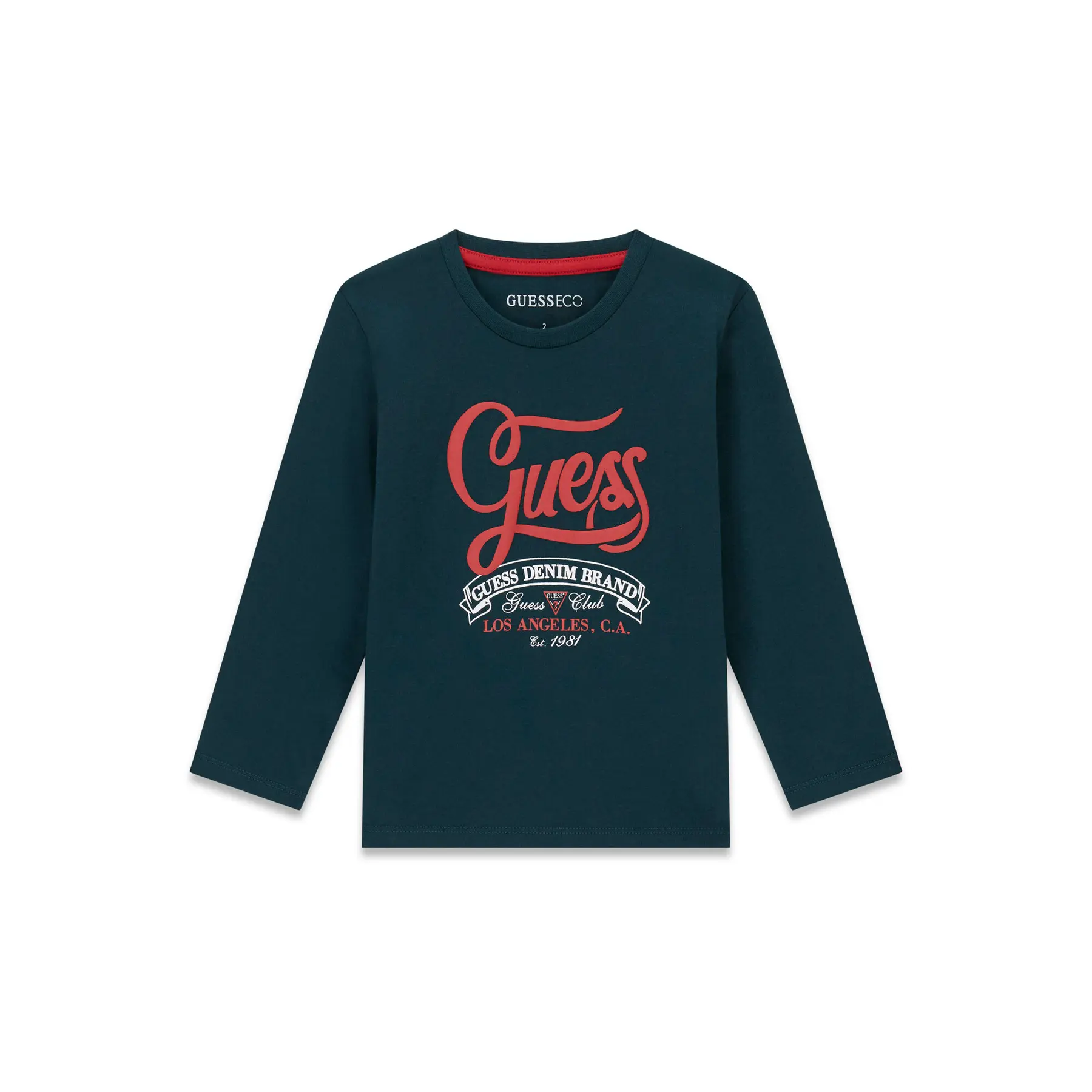 T-shirt met lange mouwen voor babyjongens Guess Logo N6BI02-K5851