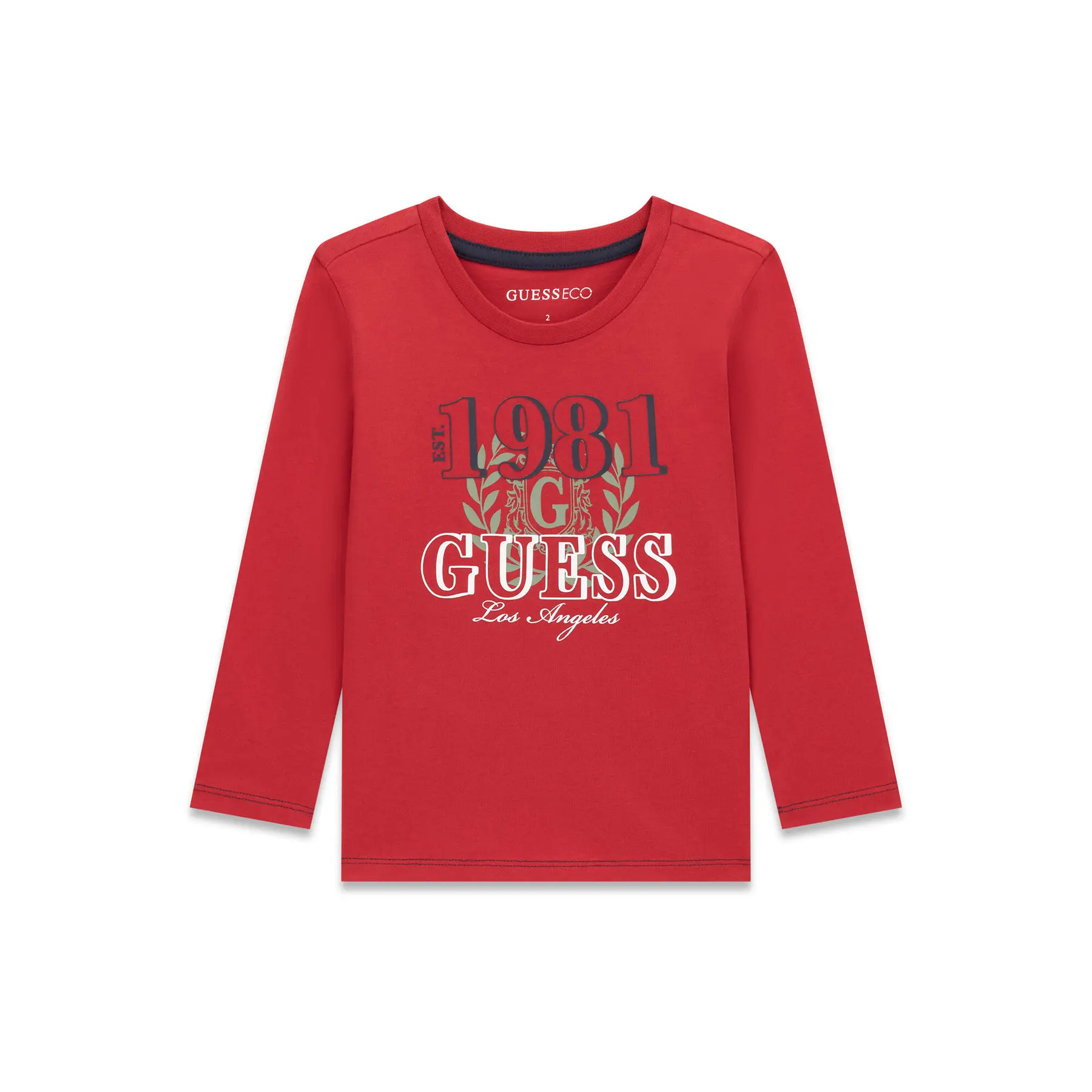 Langarmshirt Kind Guess Logo N6BI03-K5853