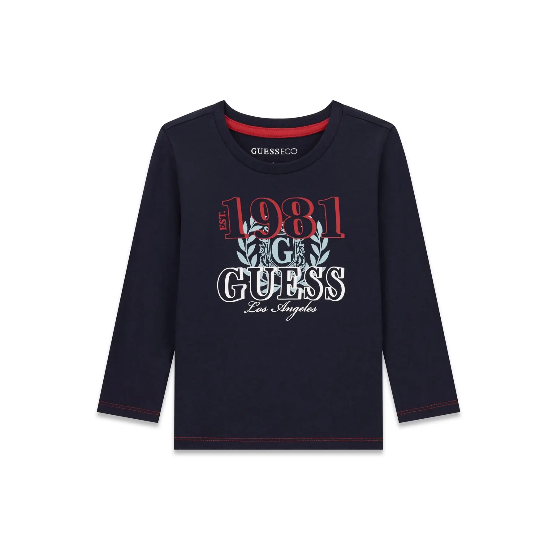 Langarmshirt Kind Guess Logo N6BI03-K5853