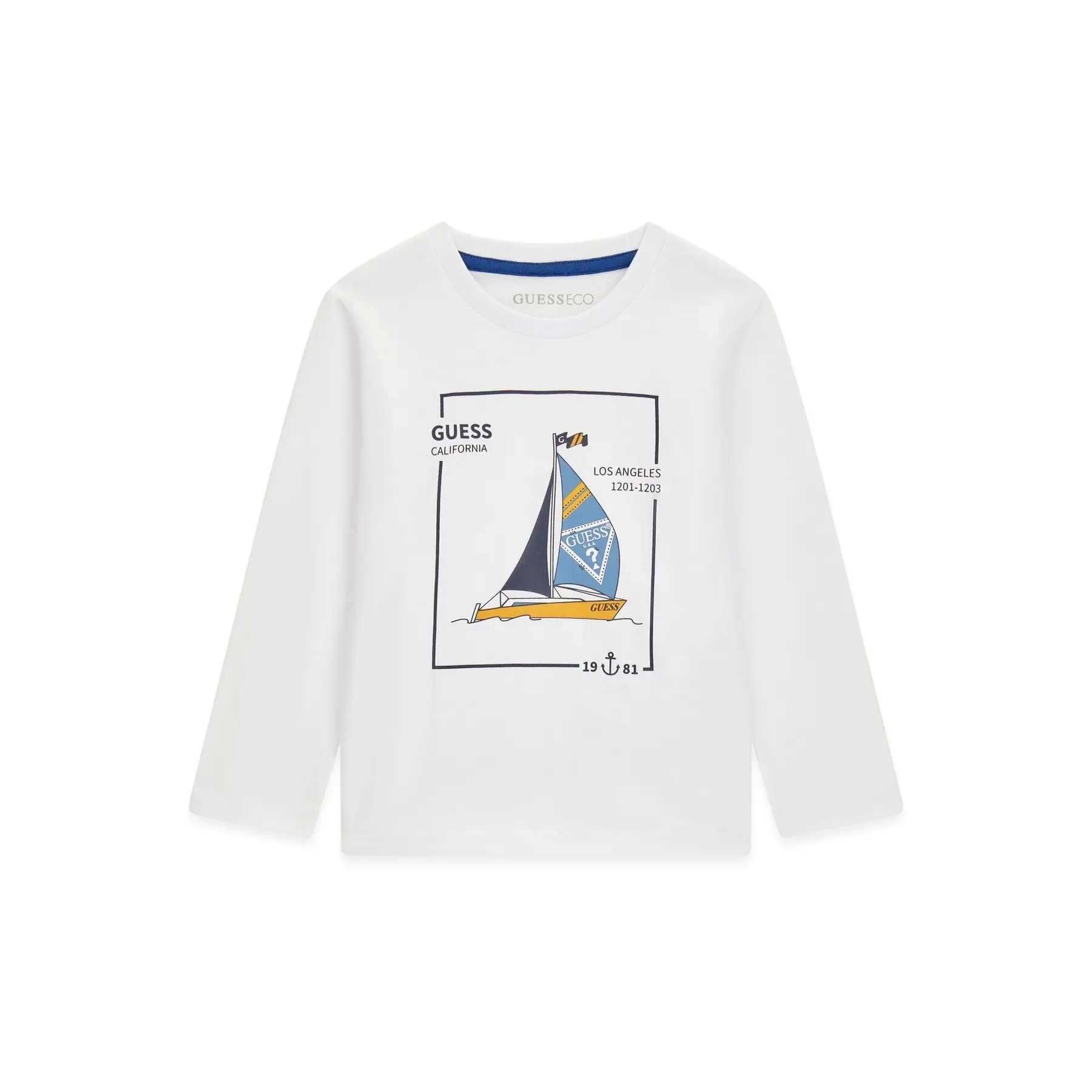 Langarm-T-Shirt Baby Junge Guess Logo N6BI08-K5860