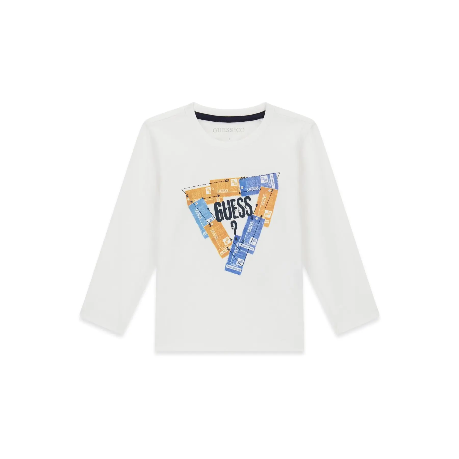 Langarmshirt Kind Guess Logo N6BI09-K5861