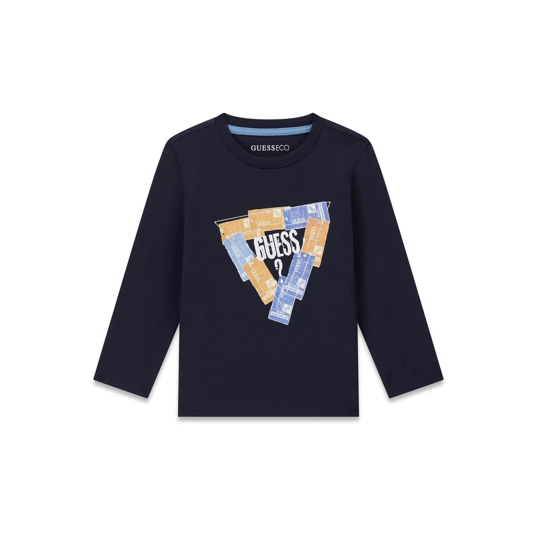Langarm-T-Shirt Baby Junge Guess Logo N6BI09-K5861
