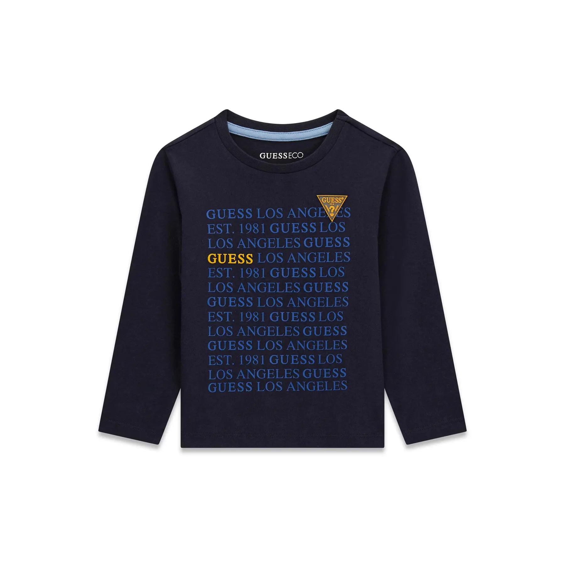 T-shirt met lange mouwen voor babyjongens Guess N6BI11-K5863