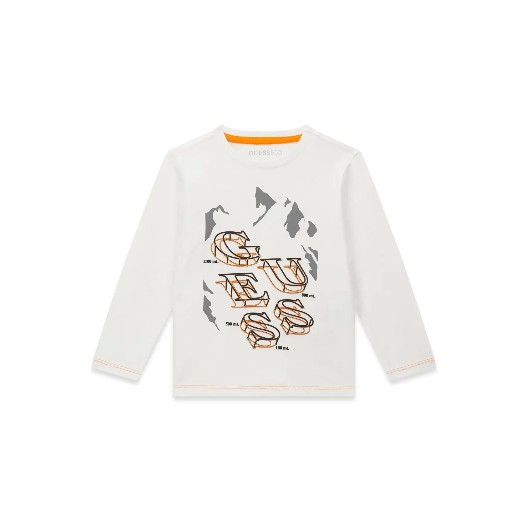 T-shirt met lange mouwen kind Guess N6BI16-K5868