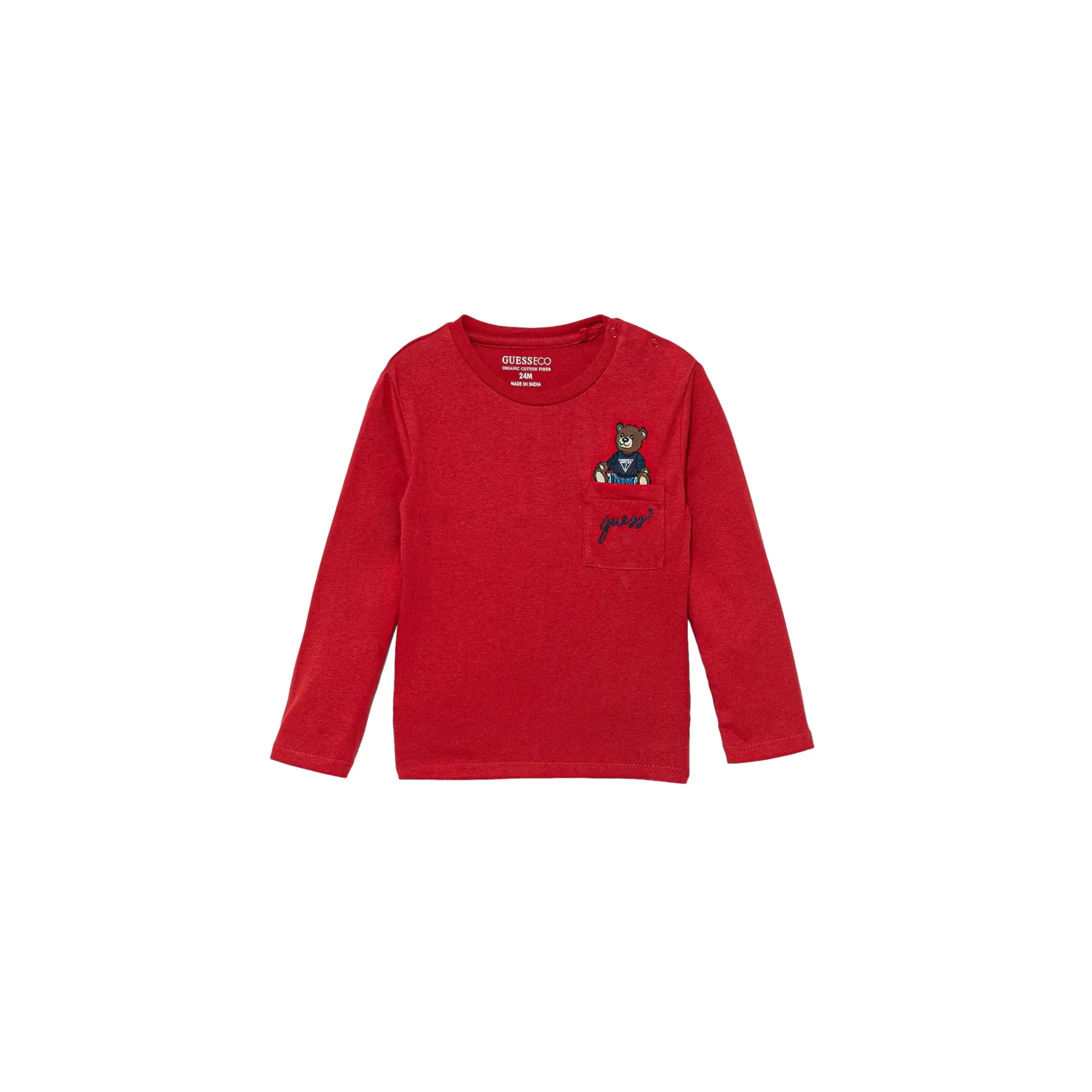 Langarm-T-Shirt Baby Junge Guess Logo N6BI19-K8008