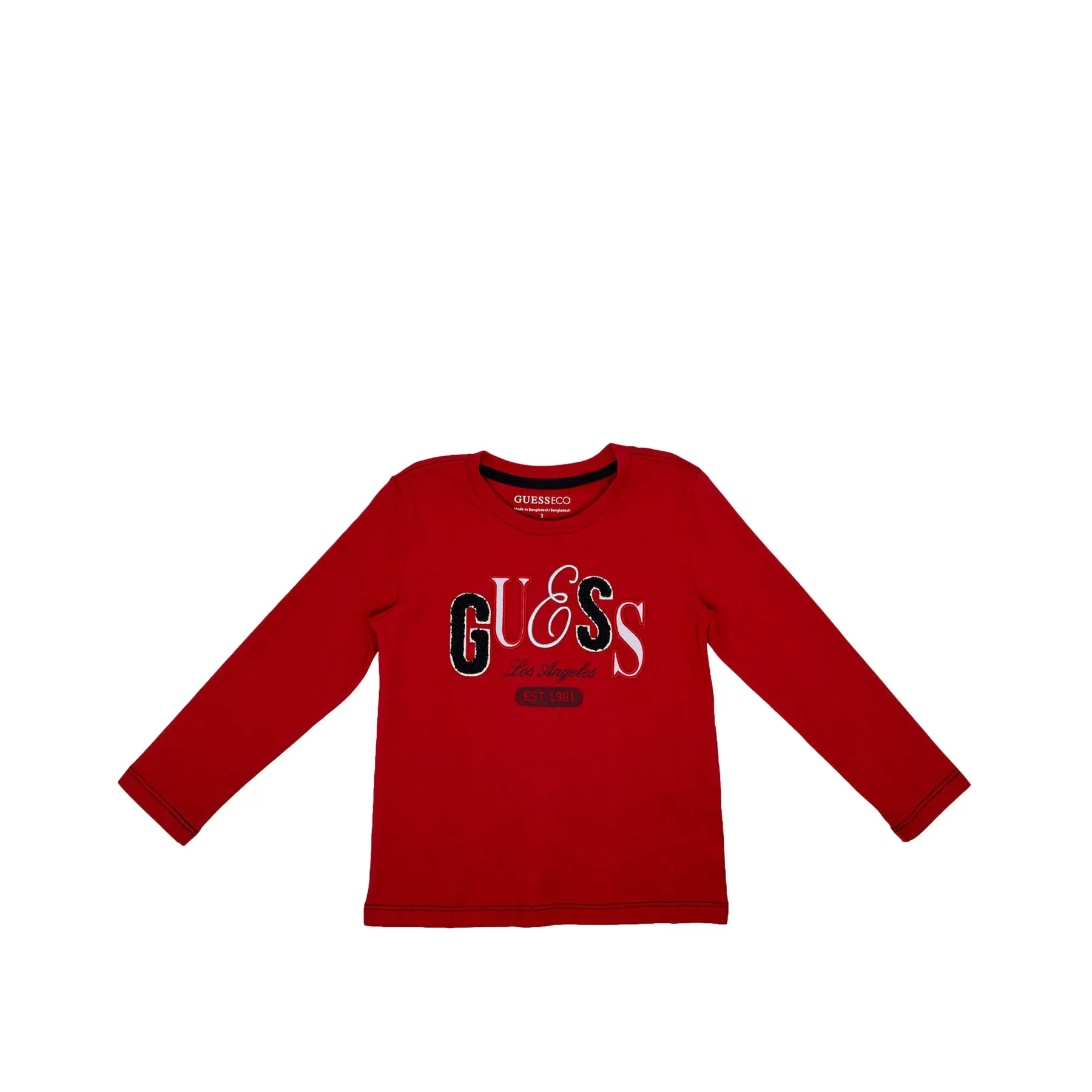 Langarmshirt Kind Guess Logo N6BI19-K8008