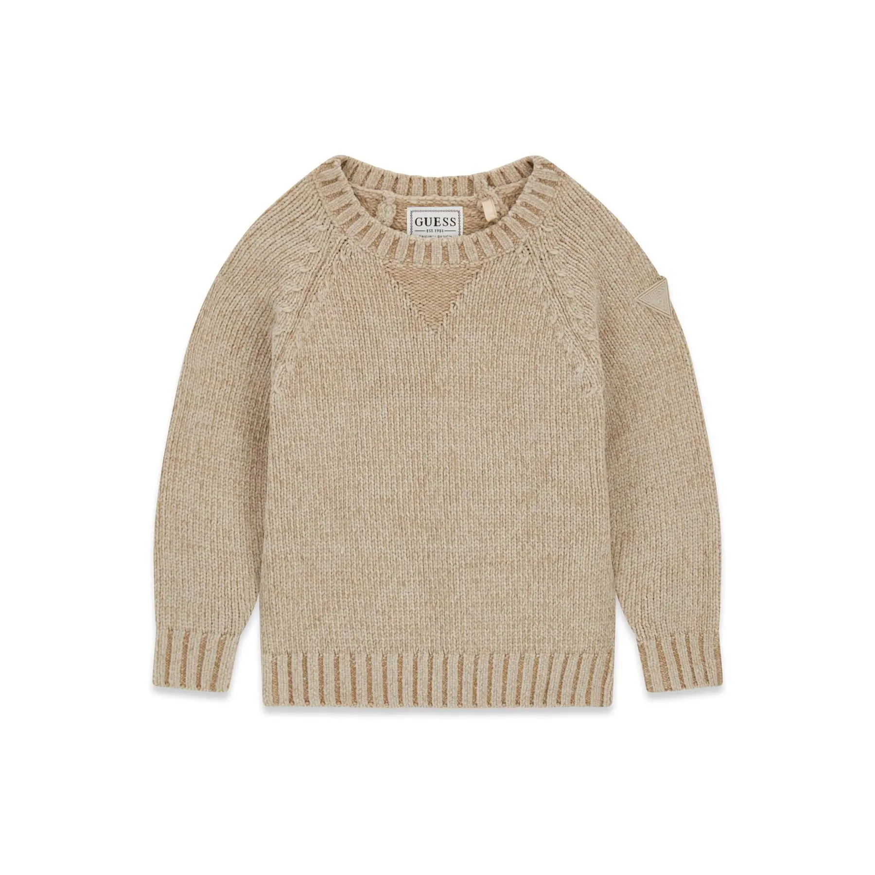 Chenille Raglan Mouwen Trui Baby Jongens Guess