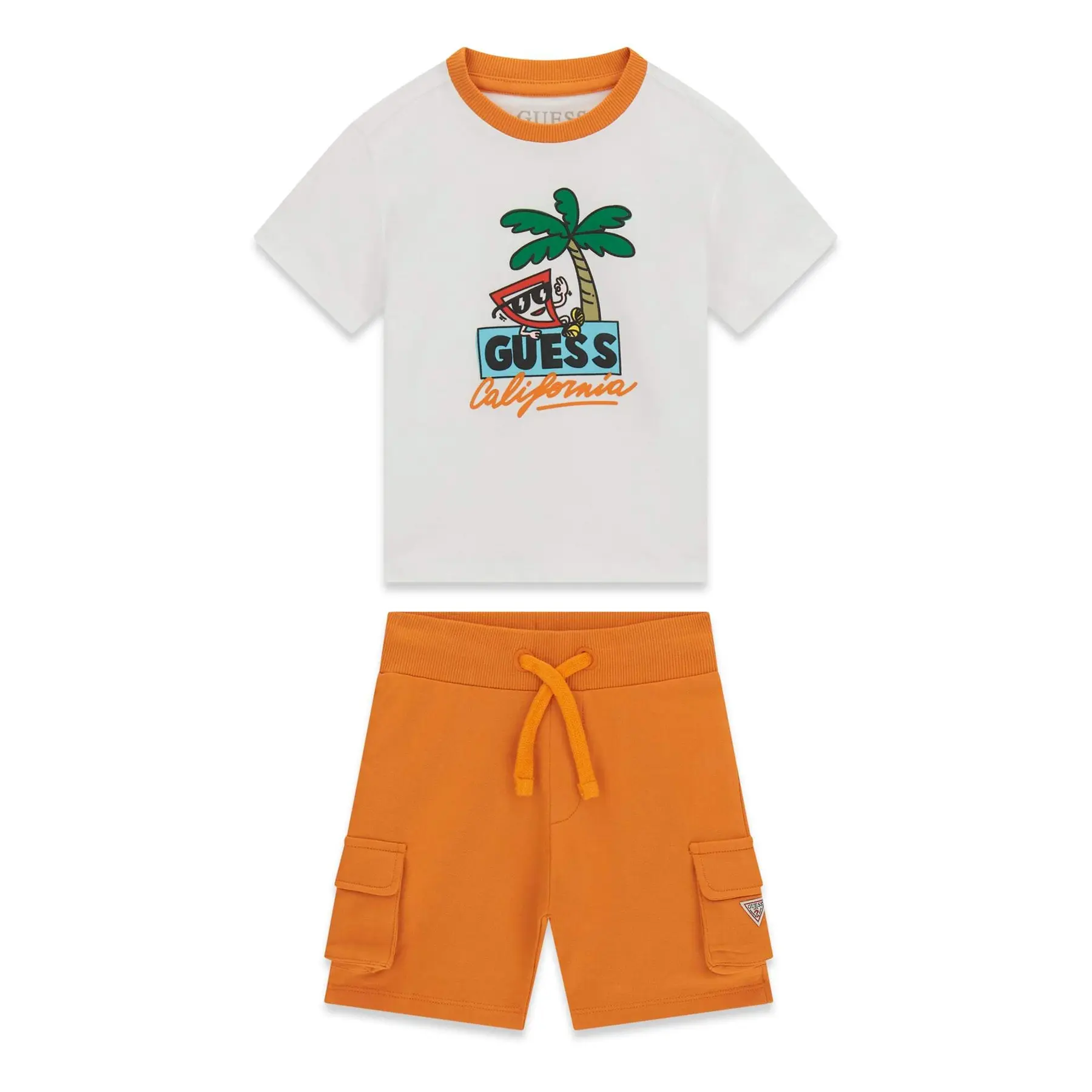 T-shirt en shortset voor babyjongens Guess N6GG02-K8HM4