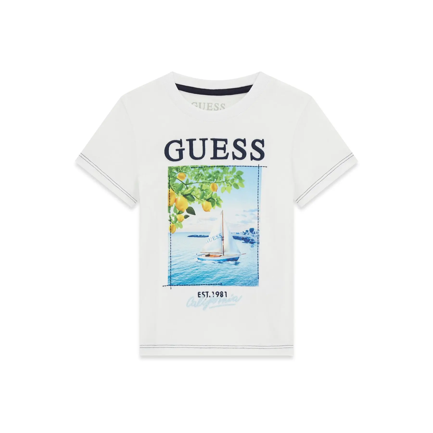7621235789565 - Bedrucktes T-Shirt für Jungenbaby Guess