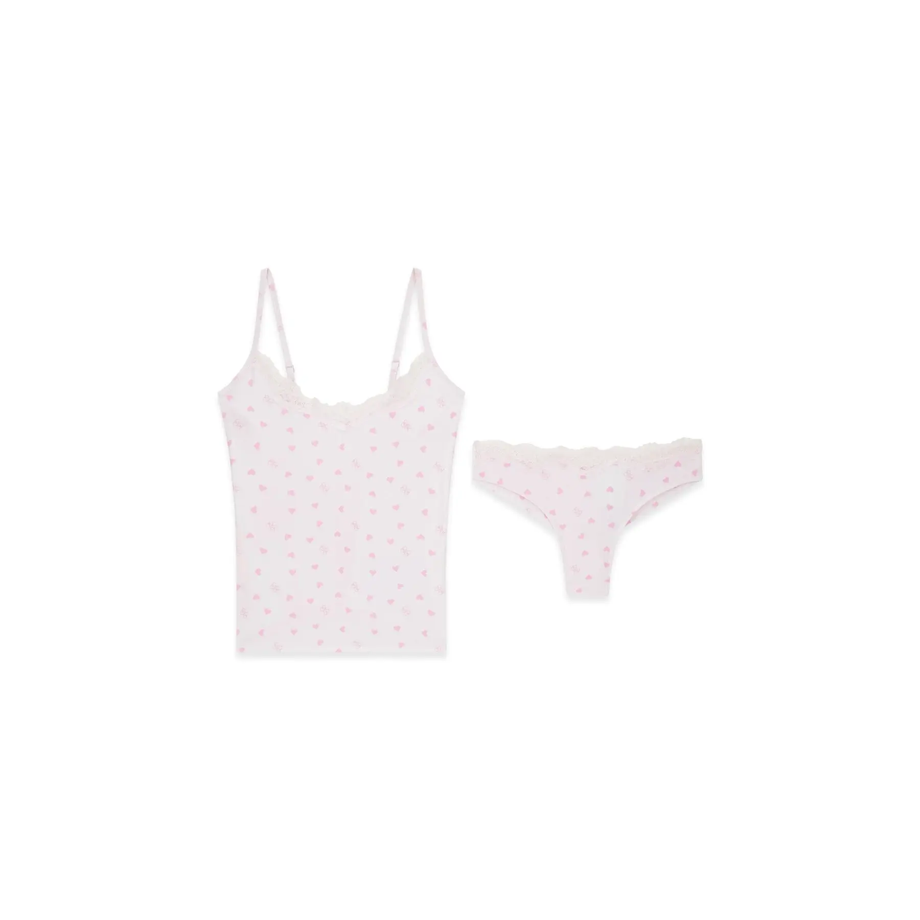 Completo canotta Lison e culotte brasiliana donna