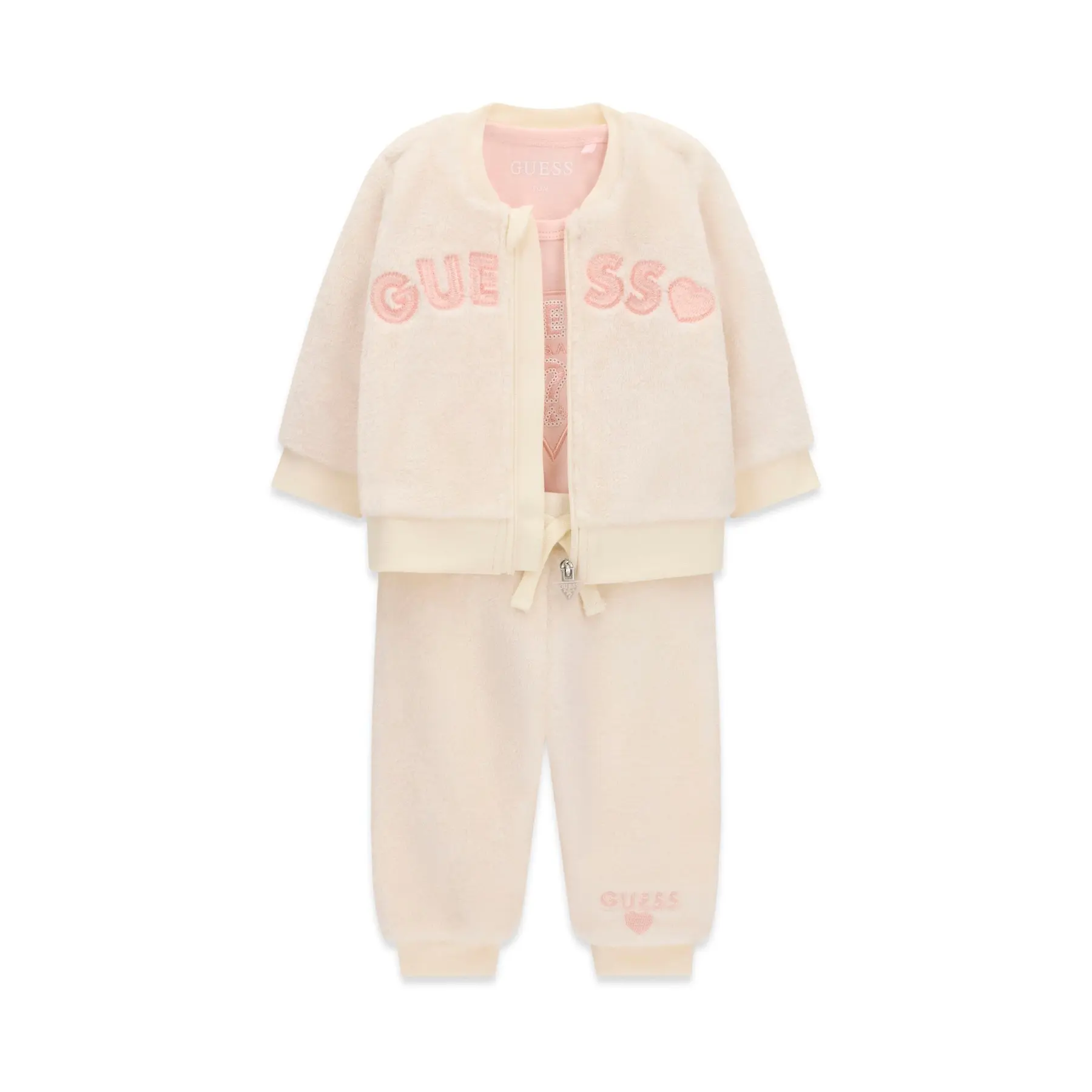 Langarmoberteil mit Reißverschluss für Mädchen Baby Guess