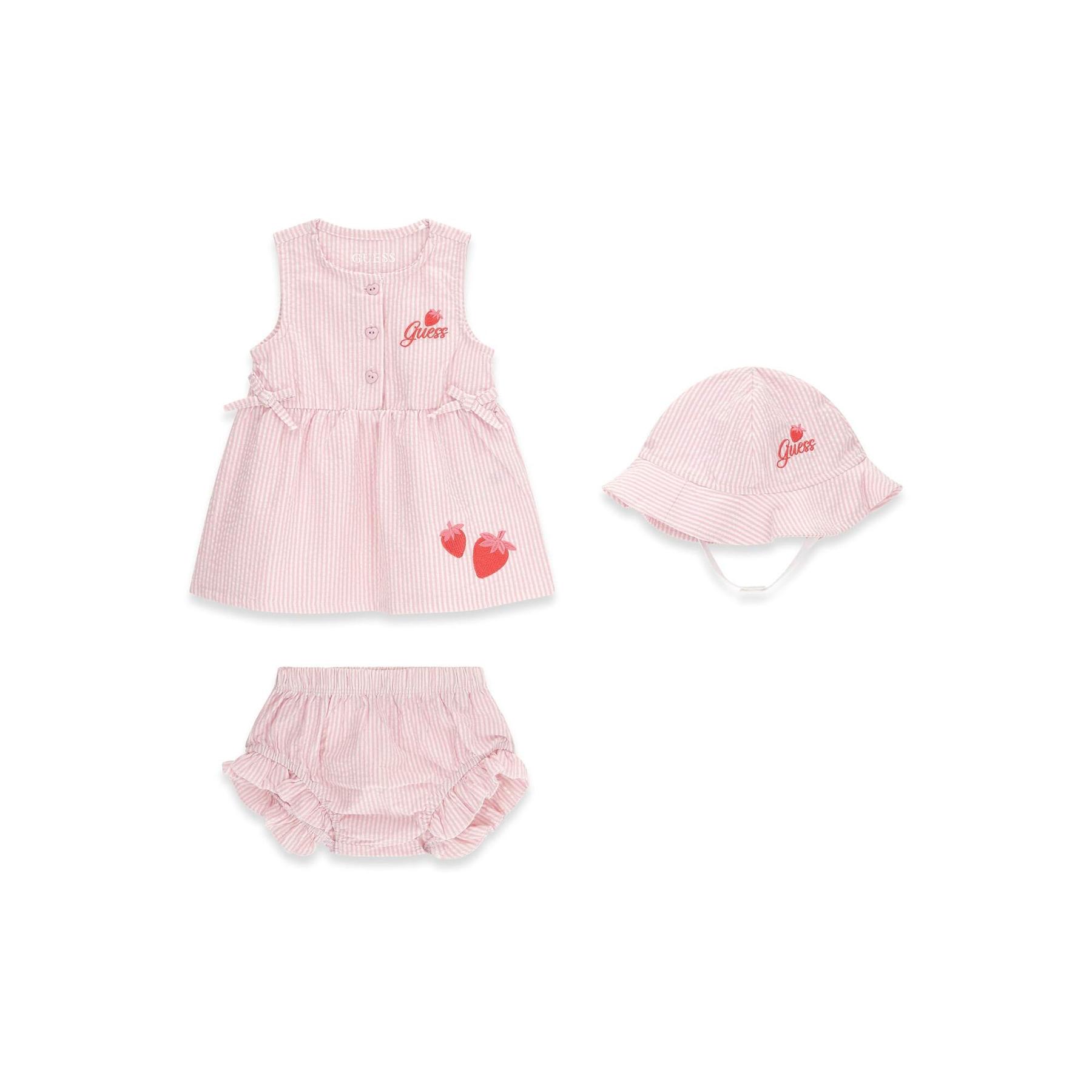 7621235824532 - Hut+Kleid Set für Mädchenbabys Guess