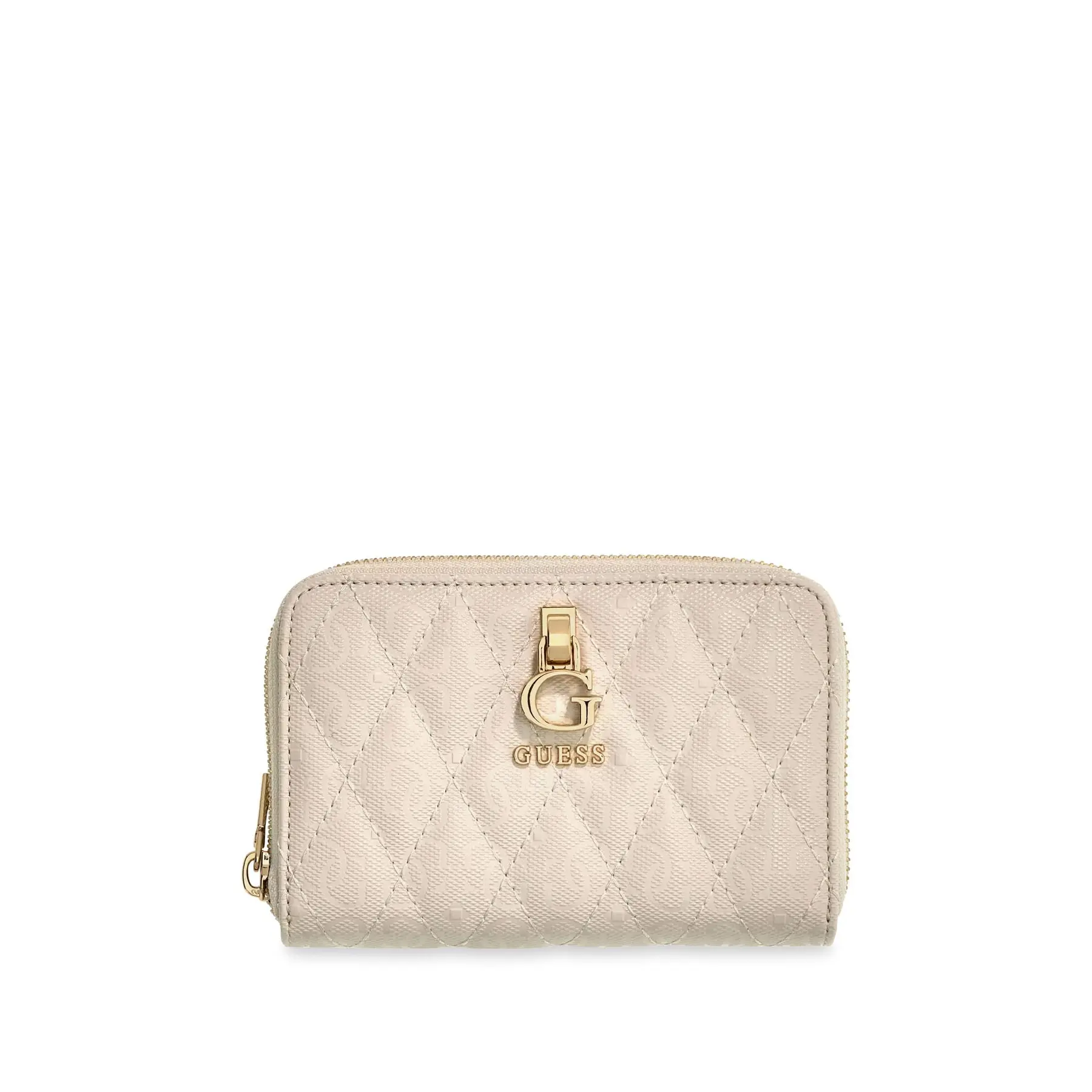 GUESS portemonnee Tamara SLG Zip Around Wallet Bone crème