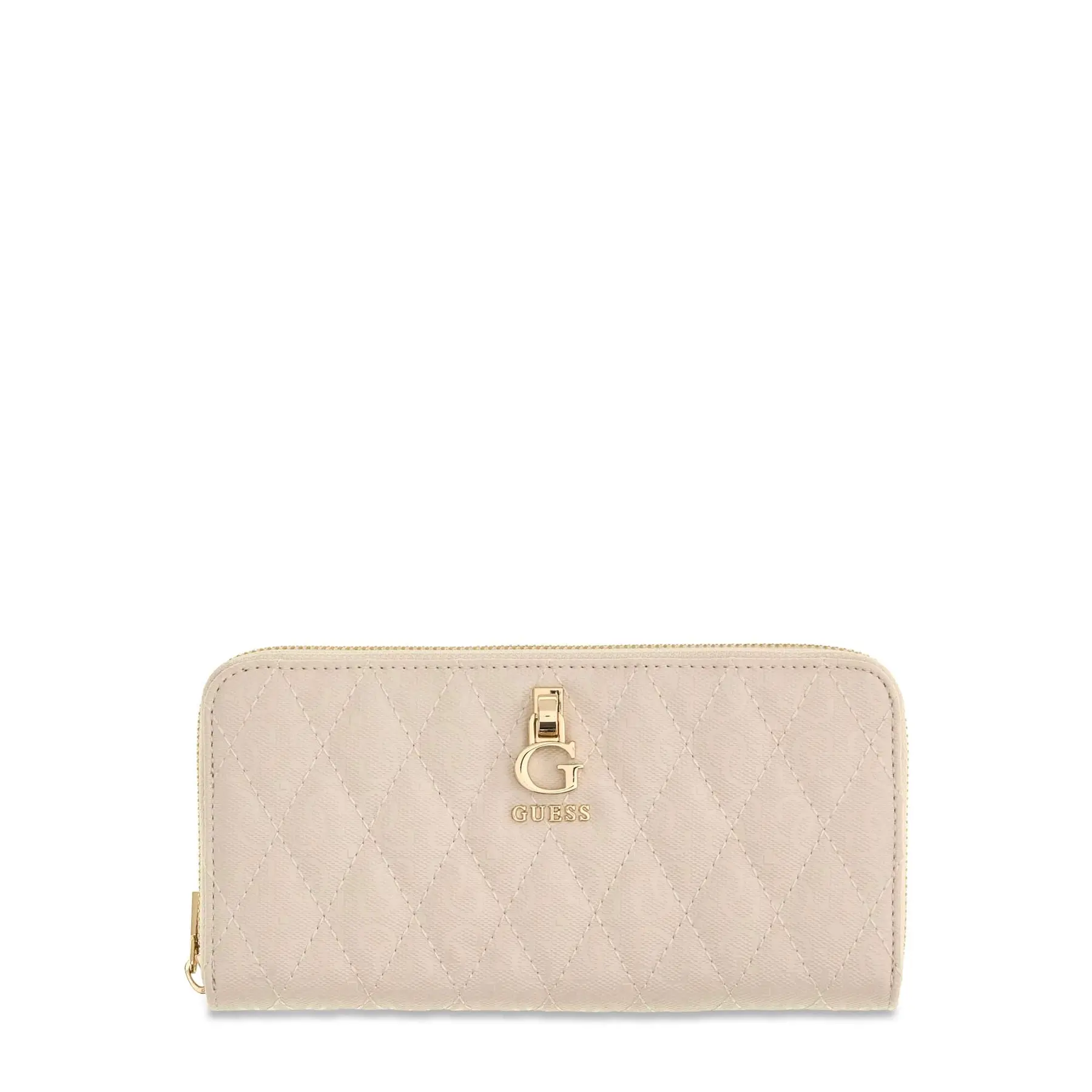 GUESS portemonnee Tamara SLG Zip Around Wallet Bone crème