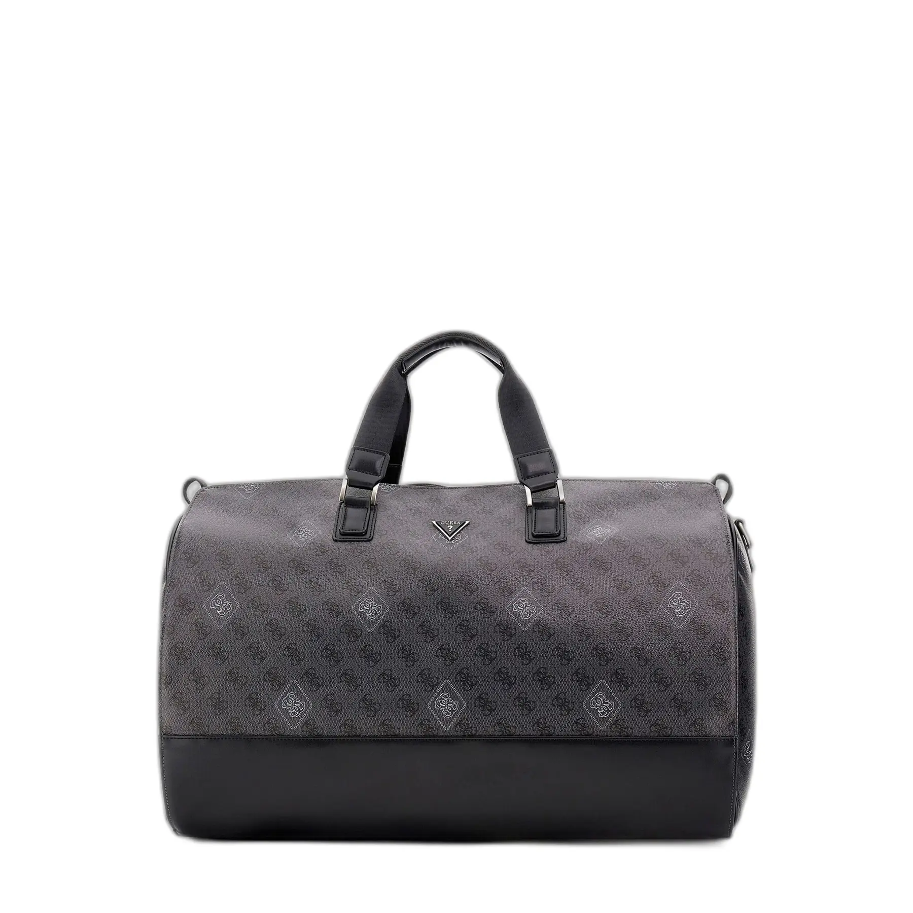 Guess Borsa Da Viaggio Milano Convertible Weekender Black/White Grigio Scuro-image