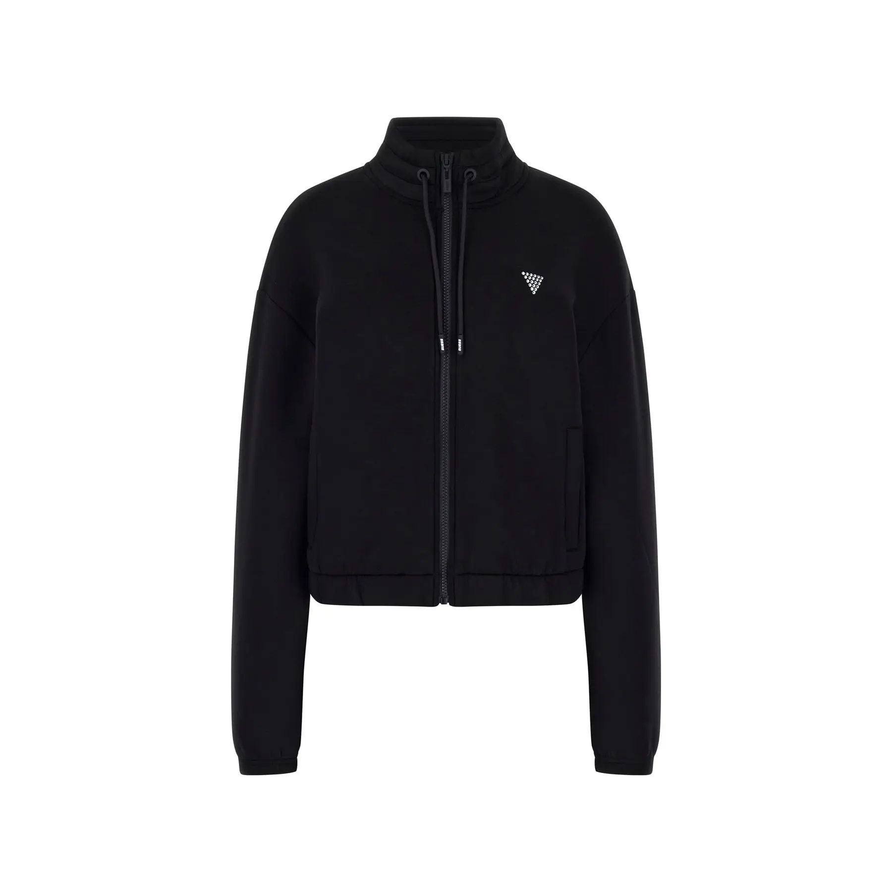 Guess Noir Sweatshirt Woman Cecilia Scuba