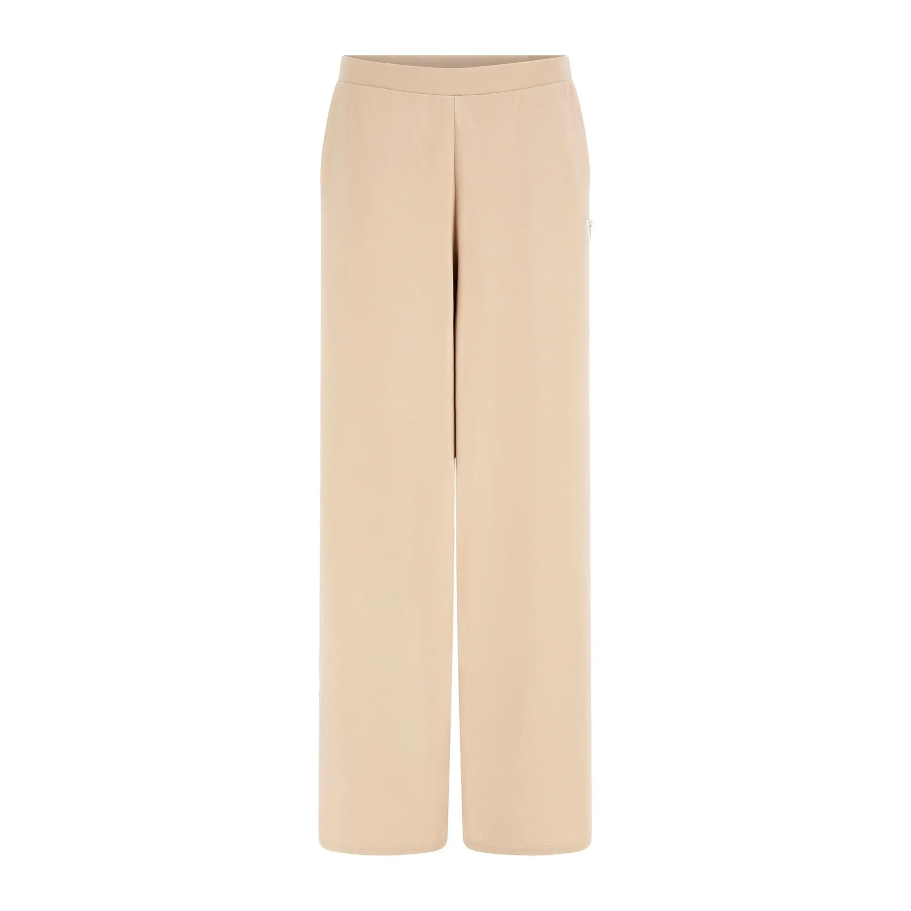 Guess Women's Beige Wide Leg Trousers Olympe