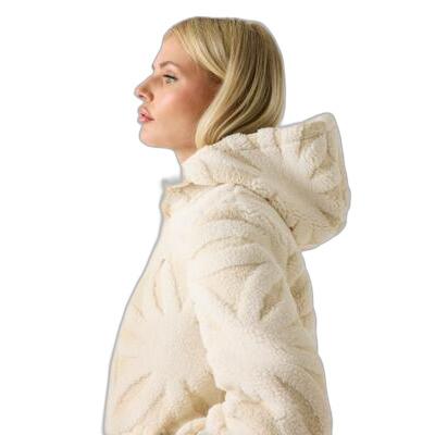 7621806023548 - Fleece mit Kapuze Damen Jacquard