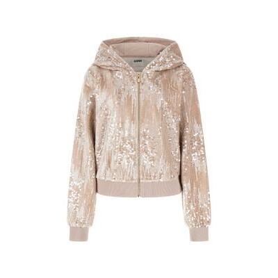 Felpa con cappuccio da donna  Sequins