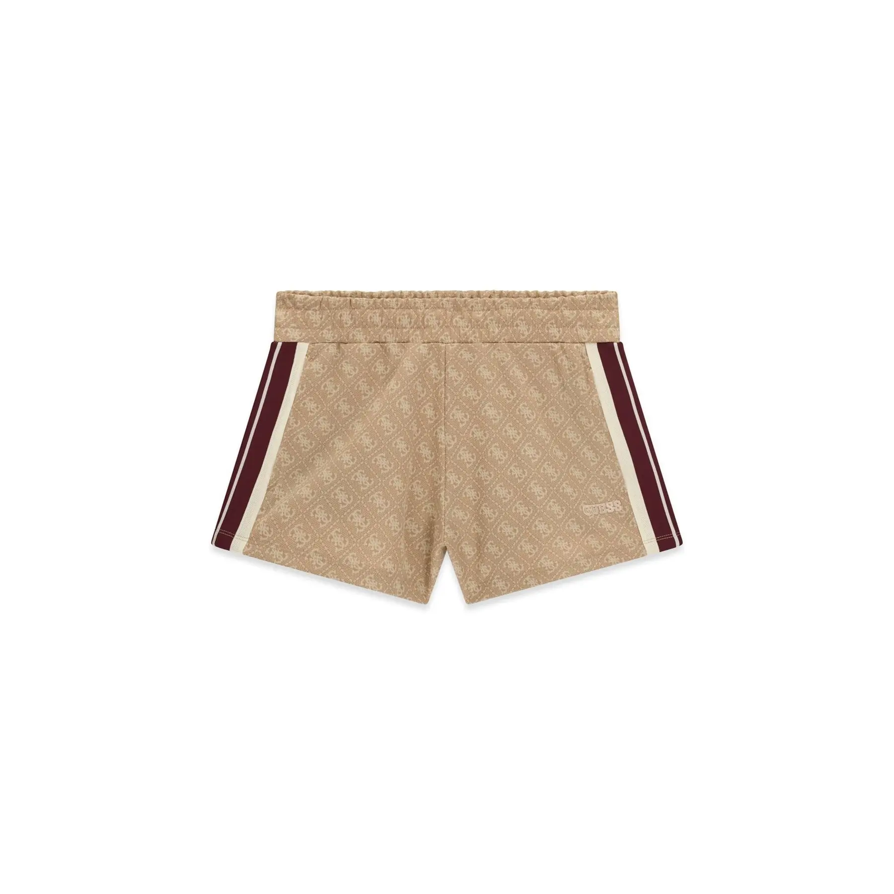 Guess Women's Beige Shorts 4G Jacquard