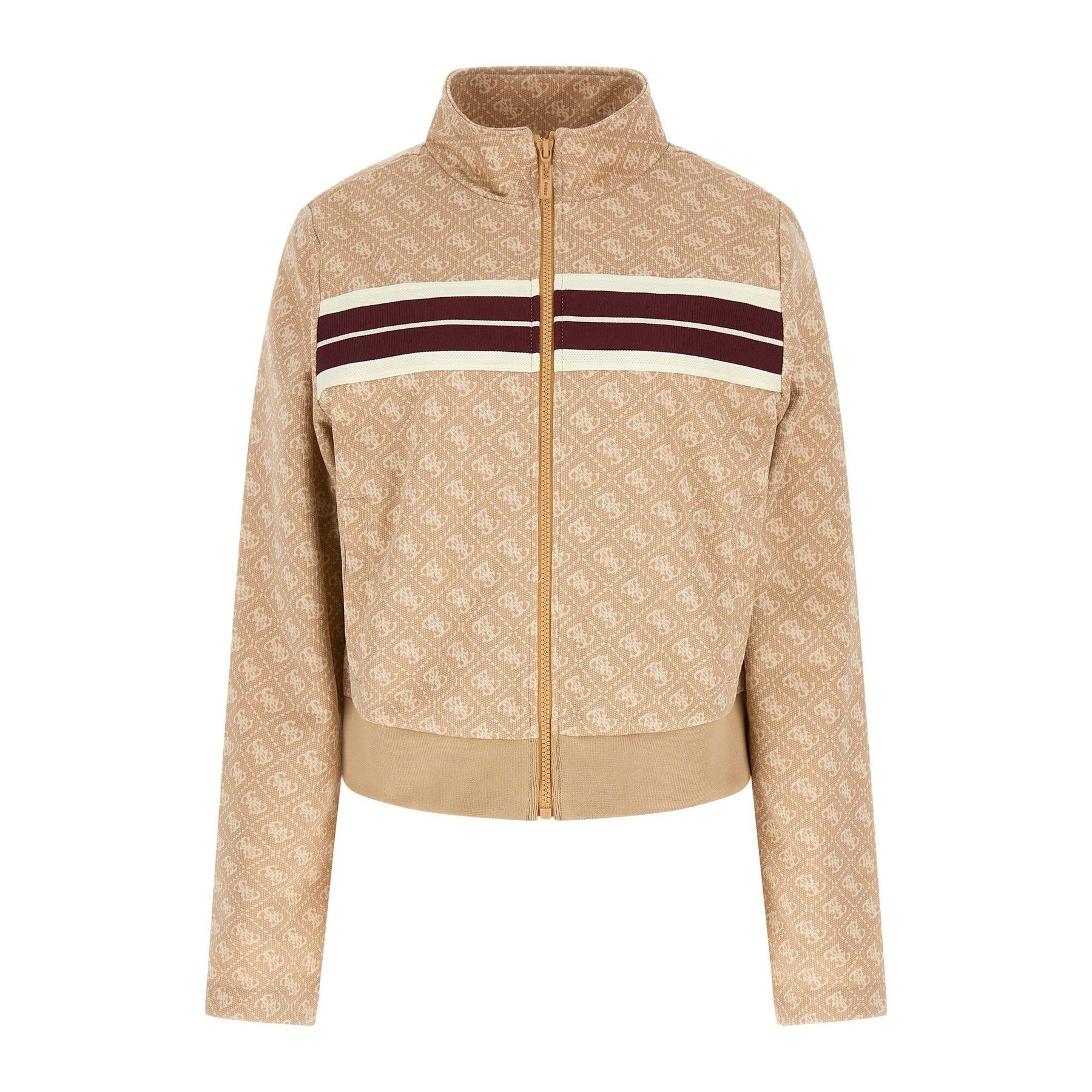 7621235973971 - Sweatshirt mit Reißverschluss Damen Jacquard 4G